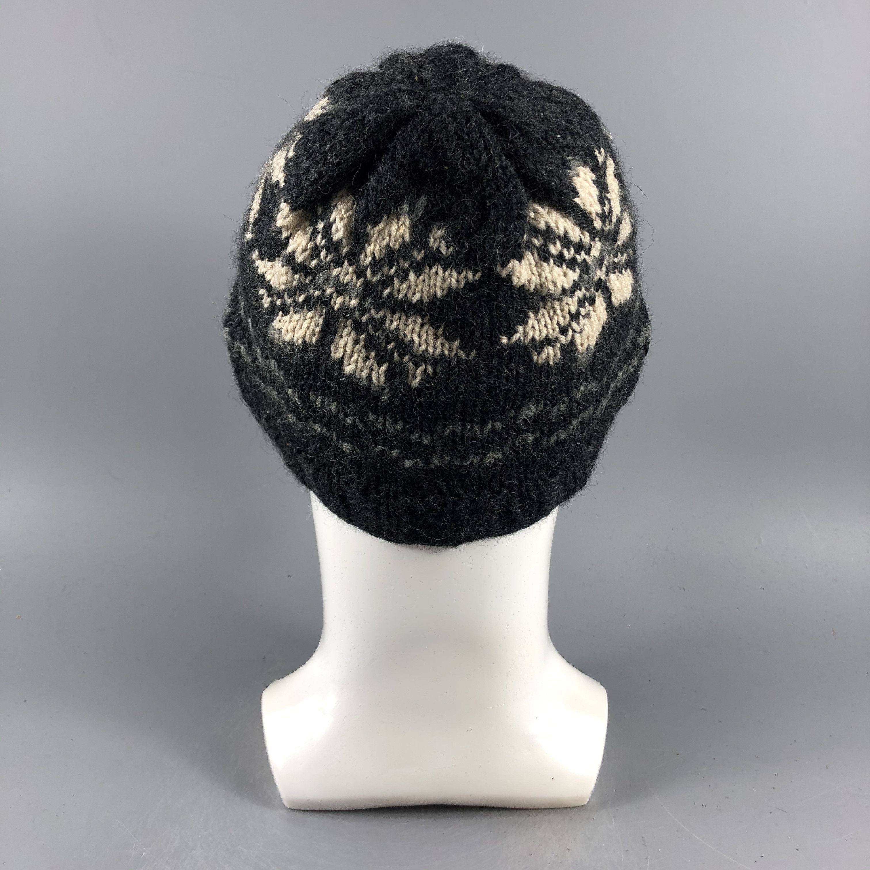 Japanese Brand × Vintage Womens Fair Isle Beanie Snow Hat Snow Cap -D498 Size ONE SIZE - 3 Thumbnail