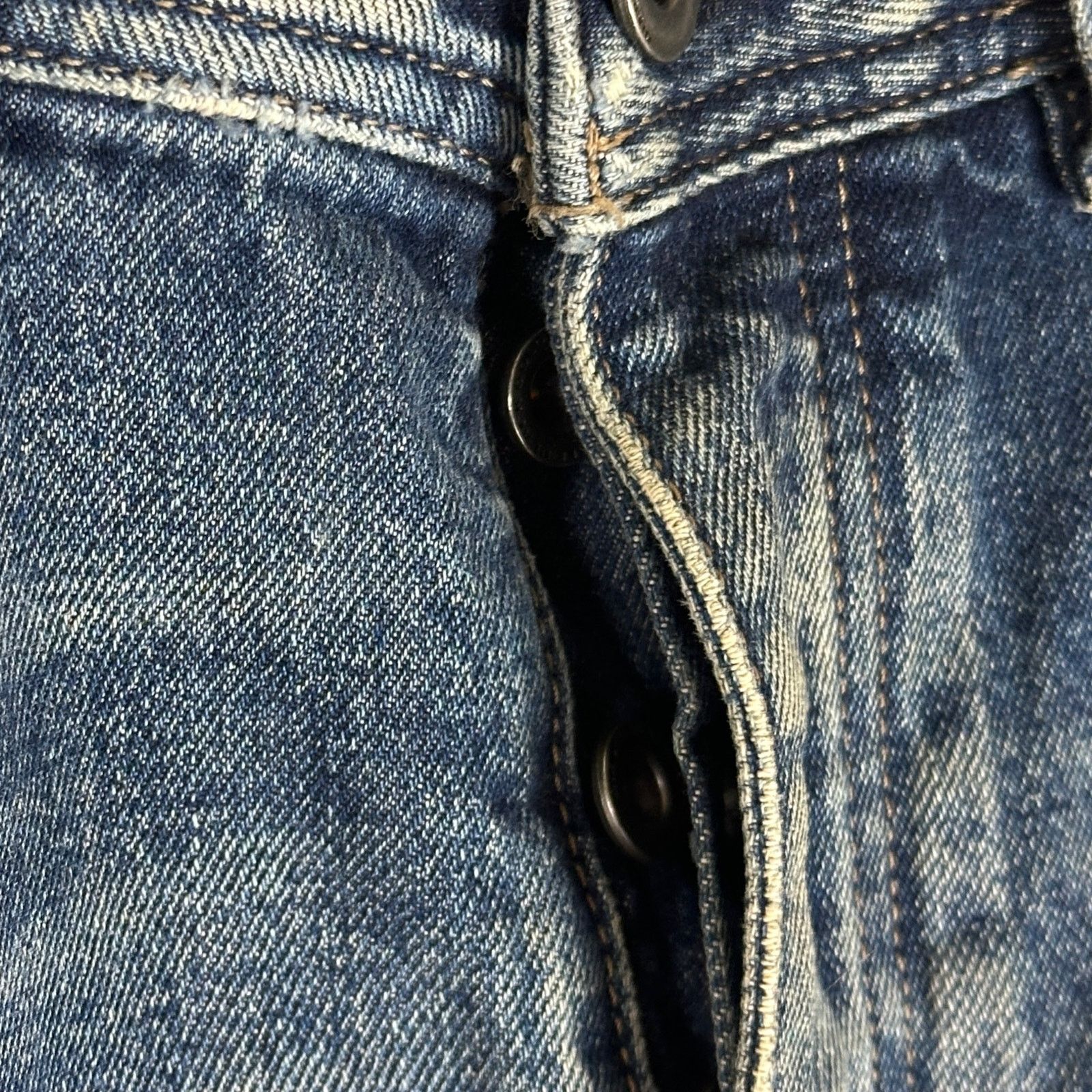 Diesel Black Gold Distressed & Repaired Denim Jeans Size US 32 / EU 48 - 7 Thumbnail