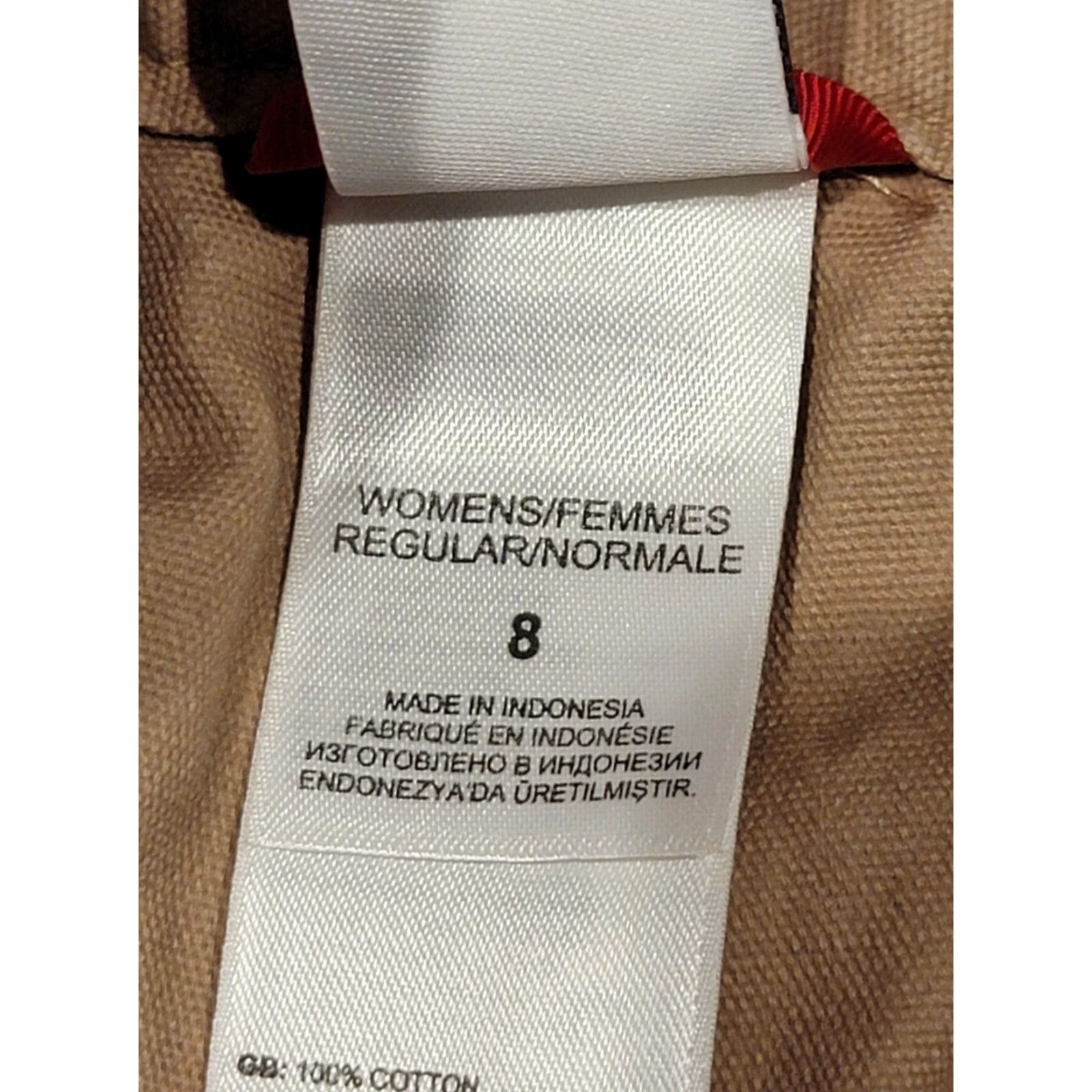The North Face Sz 8 Women's Khaki Canvas Shorts