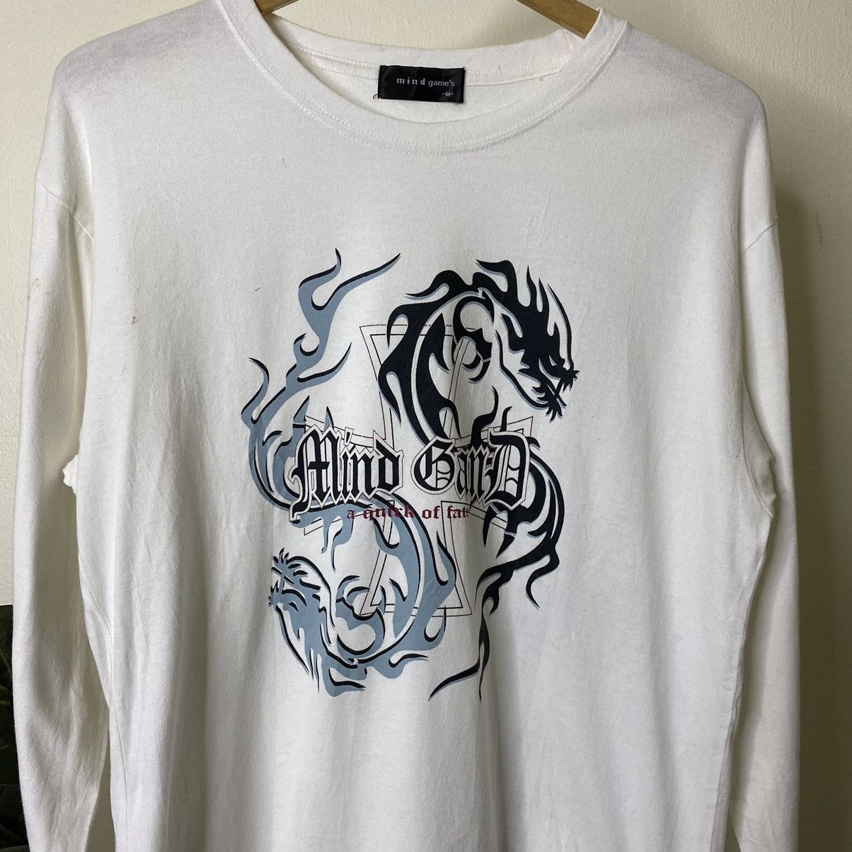 If Six Was Nine × Japanese Brand × Le Grande Bleu (L.G.B.) Mind Games Big Cross West Coast Choppers Style Tee Size US M / EU 48-50 / 2 - 2 Thumbnail