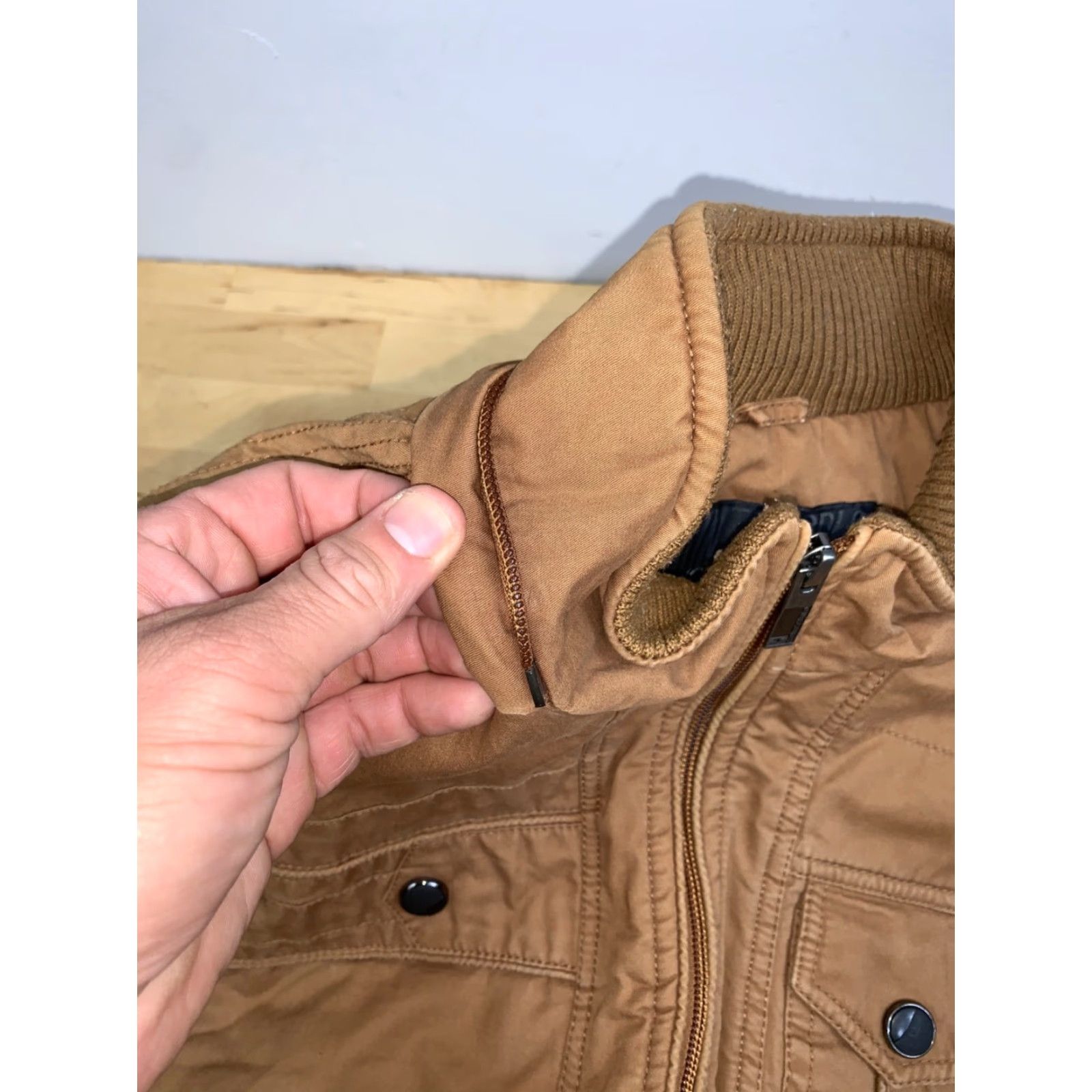Vintage Monte Carlo Vest Jacket Mens XL Brown Full Zip Lined Polyester Outdoor Casual Winter Fall Spring Vest Size US XL / EU 56 / 4 - 4 Thumbnail
