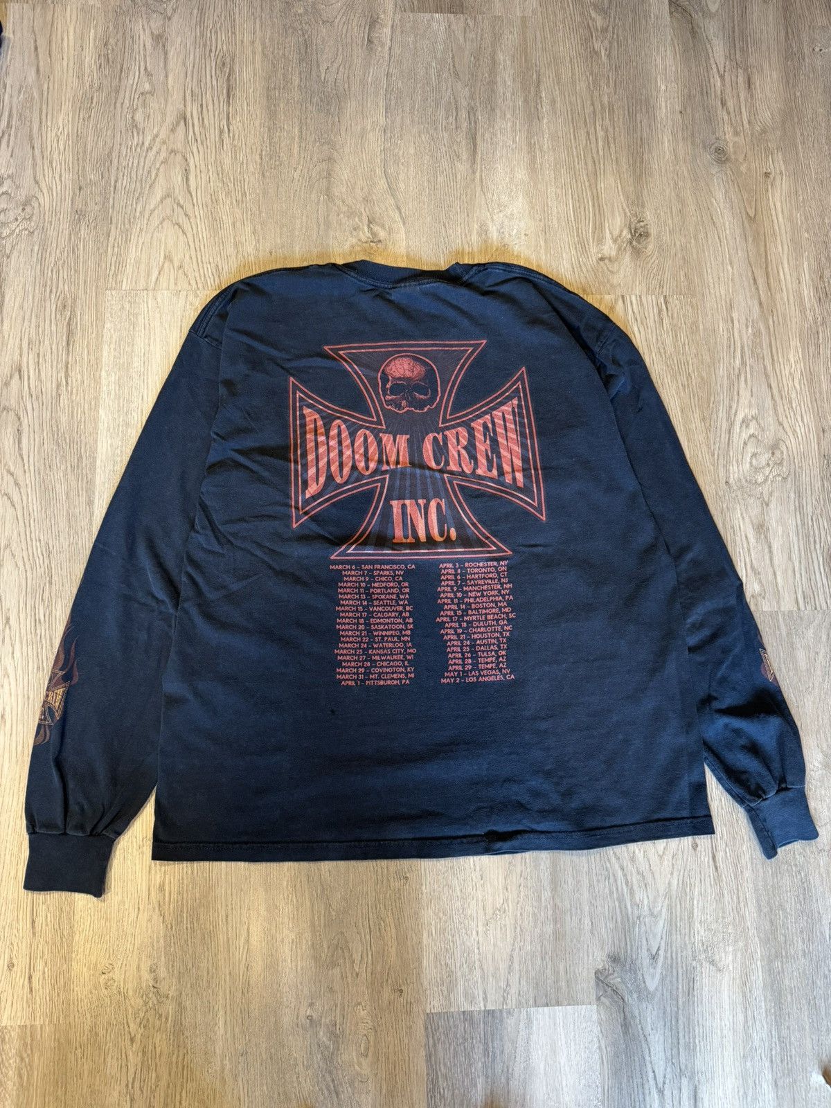 Black Label VINTAGE BLACK LABEL SOCIETY DOOM CREW TOUR Size US XL / EU 56 / 4 - 5 Thumbnail