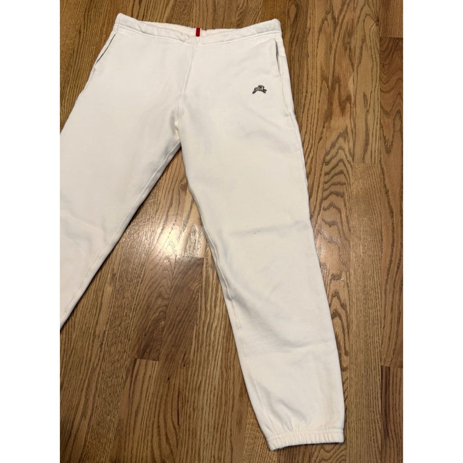 Vintage Tracksmith Pants Men’s Small Trackhouse Joggers Sweatpants Drawstring White Size US 29 - 6 Thumbnail