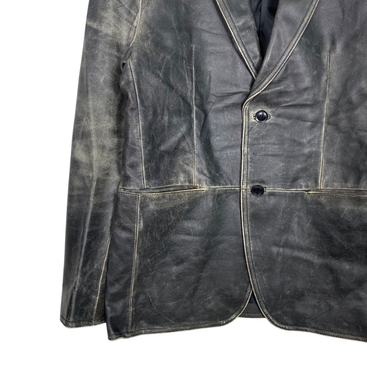 Comme Ca Ism × Japanese Brand × Leather Comme ca du mode patina leather jacket coat Size US M / EU 48-50 / 2 - 3 Thumbnail