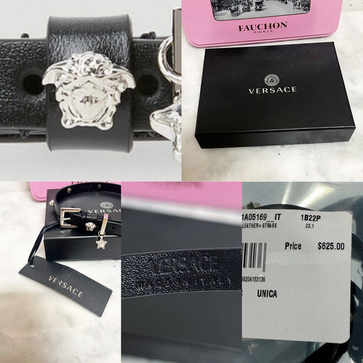 Versace Authentic Versace NWT Medusa Crystal Star Black Stud Choker Size ONE SIZE - 12 Thumbnail