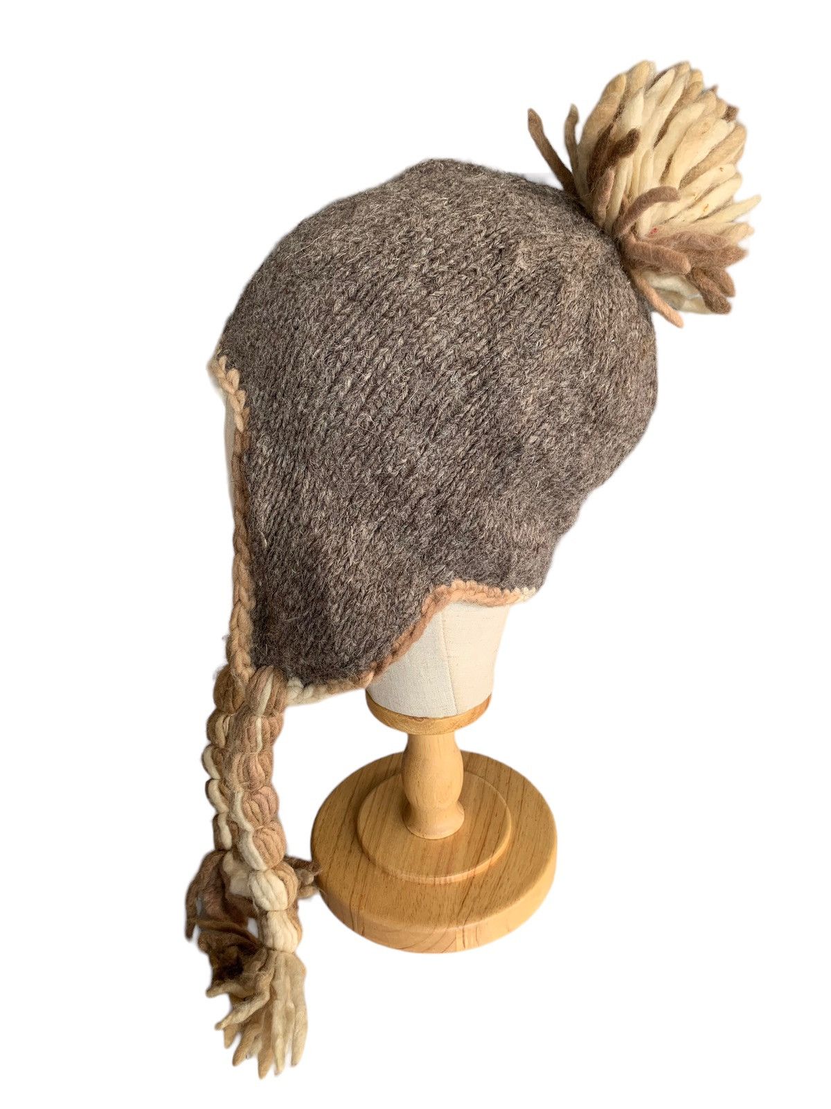 Japanese Brand × Kapital × Vintage Grace Knitted Earflap Wool Beanie Hats Size ONE SIZE - 6 Thumbnail