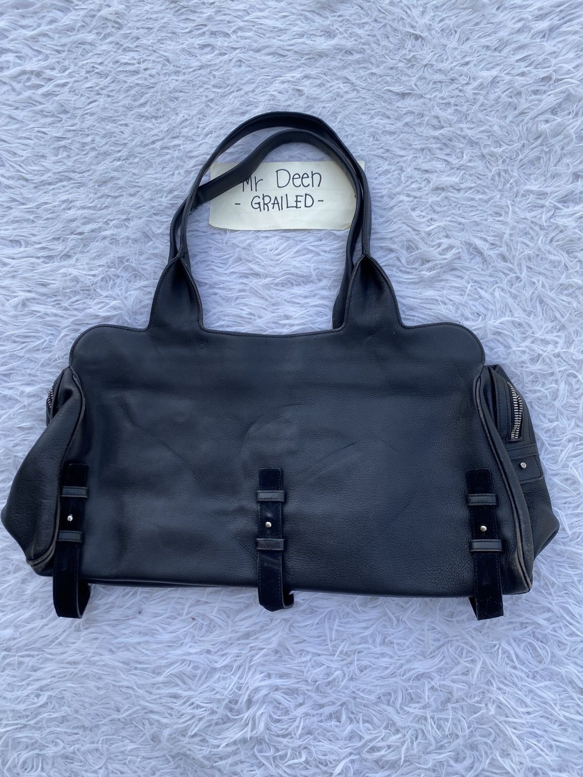 Salvatore Ferragamo Rare Salvatore Ferragamo Gancini Motif Out Pocket Hand Bag Size ONE SIZE - 21 Thumbnail
