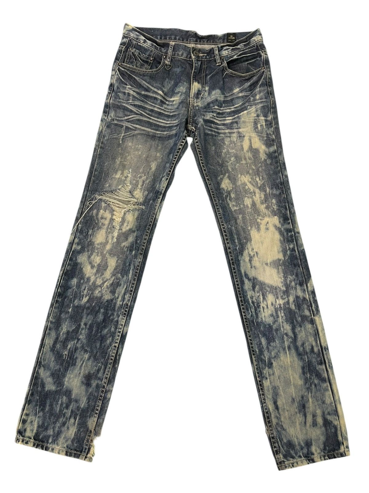 Japanese Brand Slim Jeans Semantic Design Washed goa amiri cdg dior 3🟦1 Size US 30 / EU 46 - 1 Thumbnail