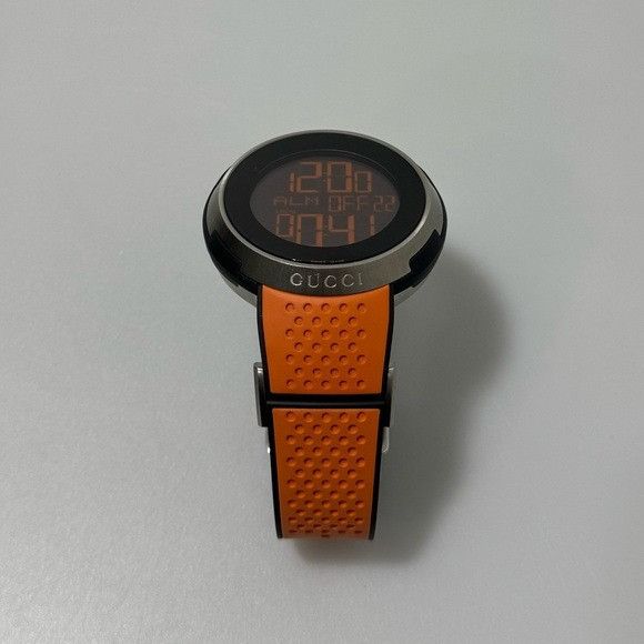 Gucci Gucci I-Gucci Sport Watch Orange Strap YA114104 Size ONE SIZE - 1 Thumbnail
