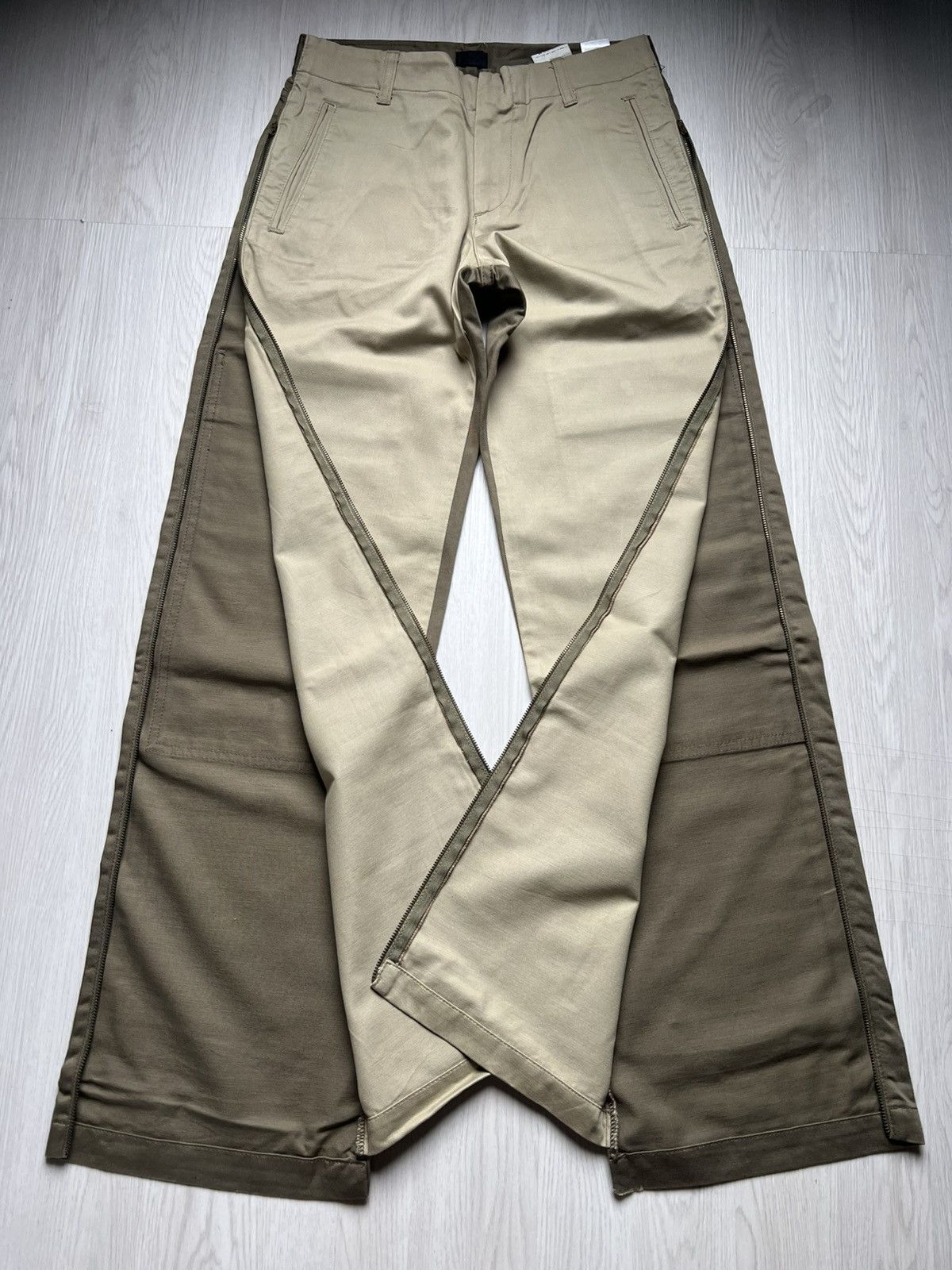 Dolce & Gabbana 2000s Dolce Gabbana Side Zip Two Tone Utility Pants 6 Pocket Size US 30 / EU 46 - 3 Thumbnail