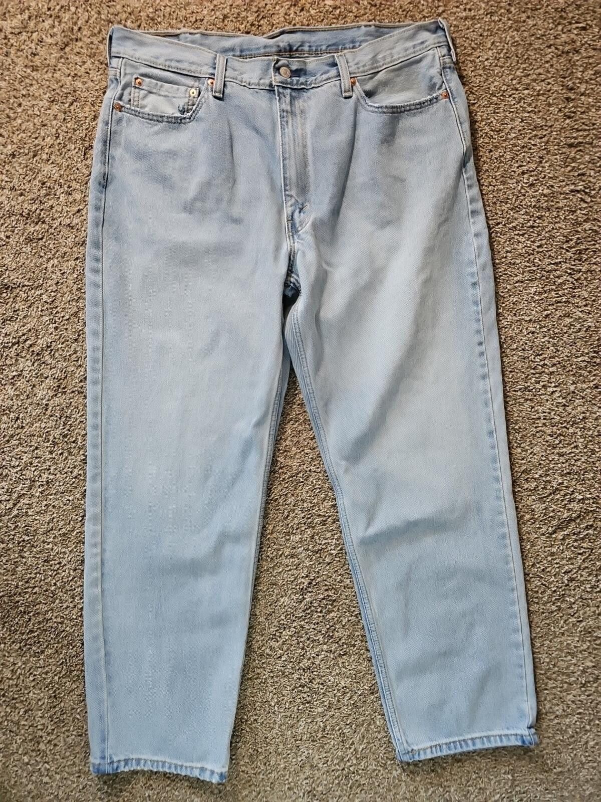 Levi's Levis 550 Jeans Mens 40x32 Blue Denim Straight Leg Lightwash Size US 40 / EU 56 - 1 Thumbnail