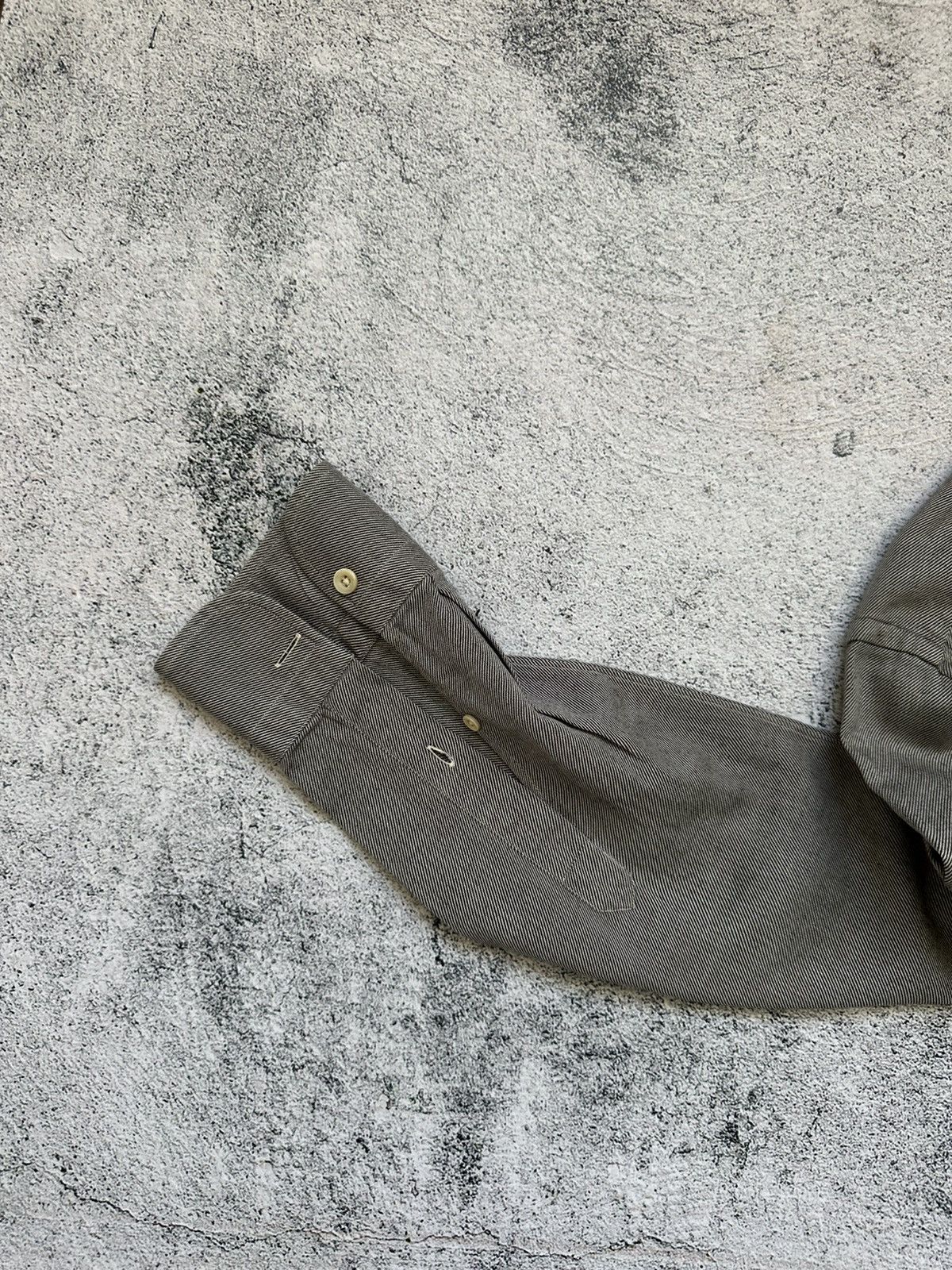 Ermenegildo Zegna Vintage Ermenegildo Zegna Cashmere Shirt Gray Luxury Fit Size US M / EU 48-50 / 2 - 9 Thumbnail