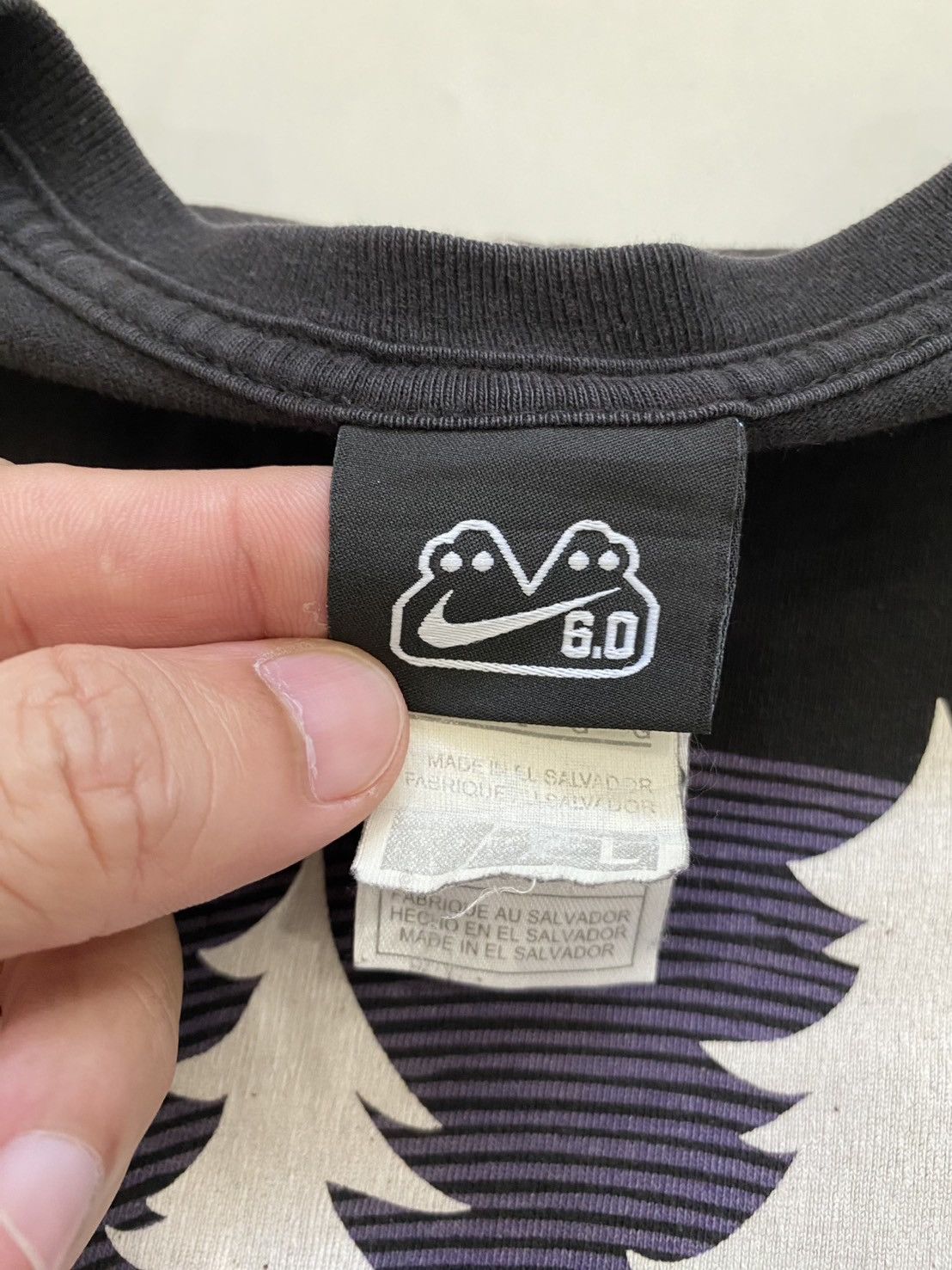 Nike Vintage 2000s Y2K Nike 6.0 Graphic Tee Size US L / EU 52-54 / 3 - 3 Thumbnail