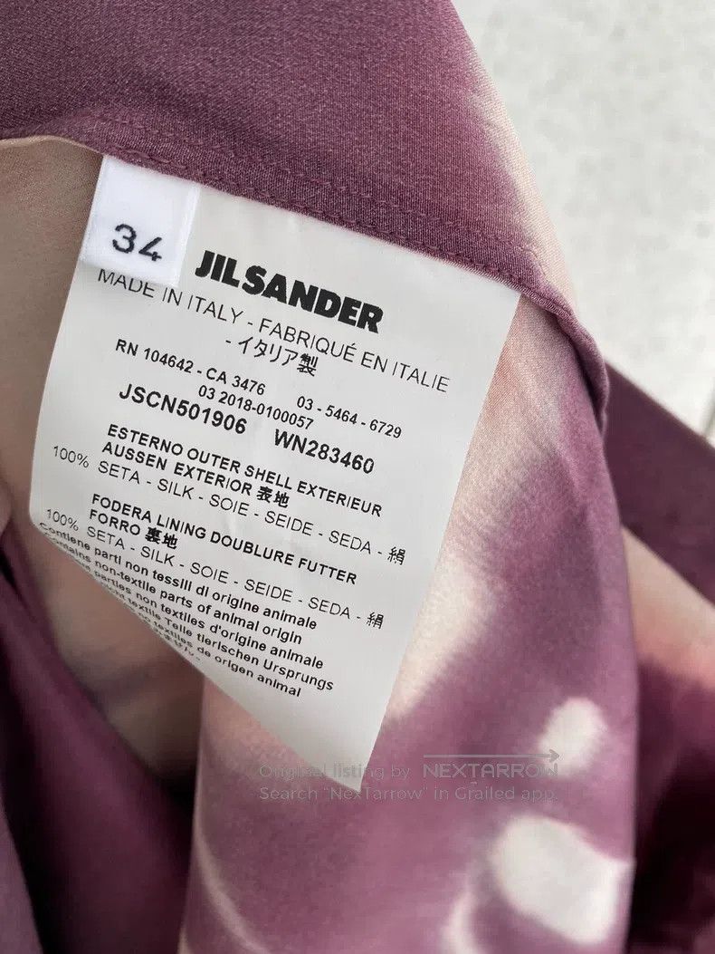 Jil Sander Jil Sander size 34 Printed Silk Dress Size M / US 6-8 / IT 42-44 - 5 Thumbnail