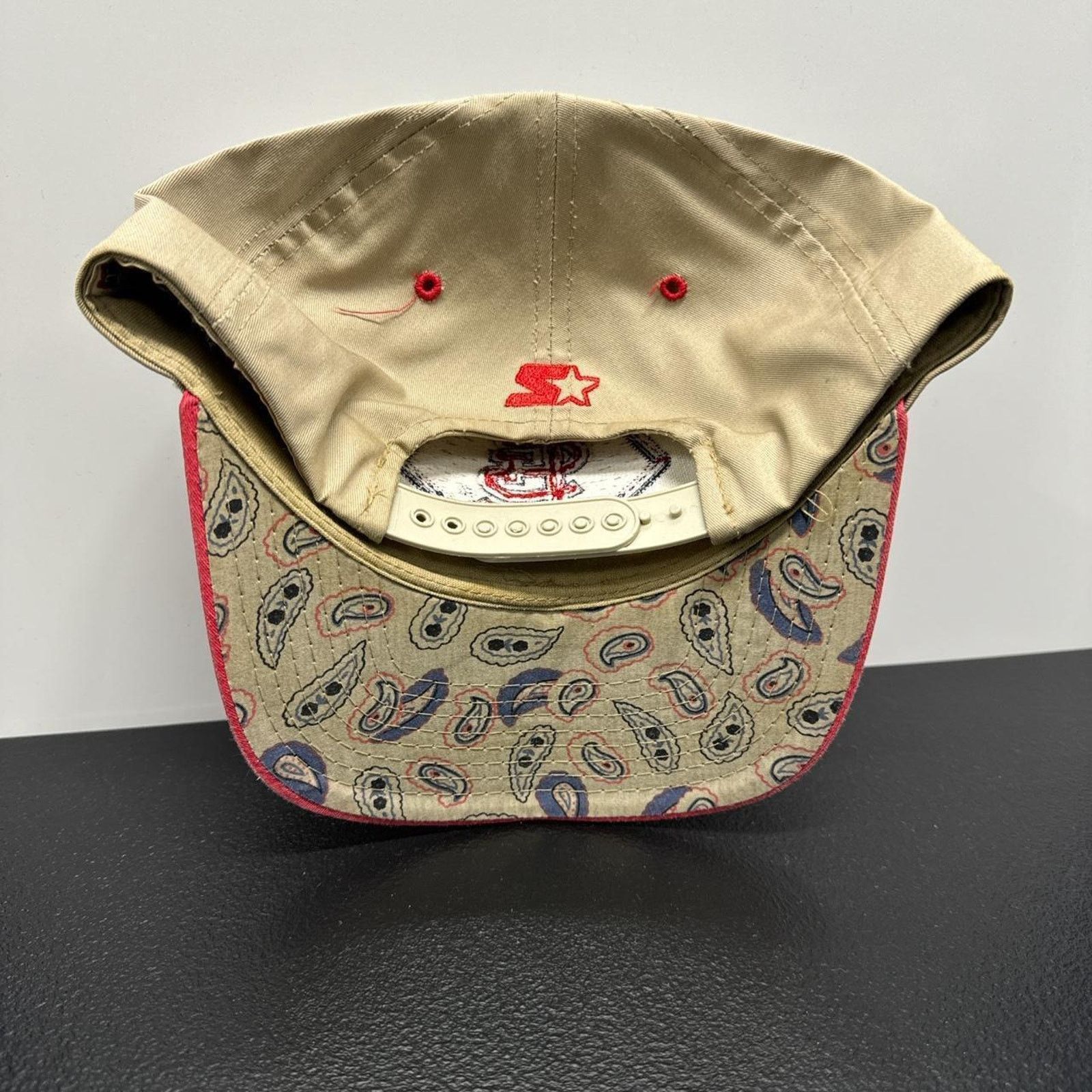 Starter × Vintage Louisville Cardinals Starter Vintage Paisley SnapBack Hat Size ONE SIZE - 3 Thumbnail