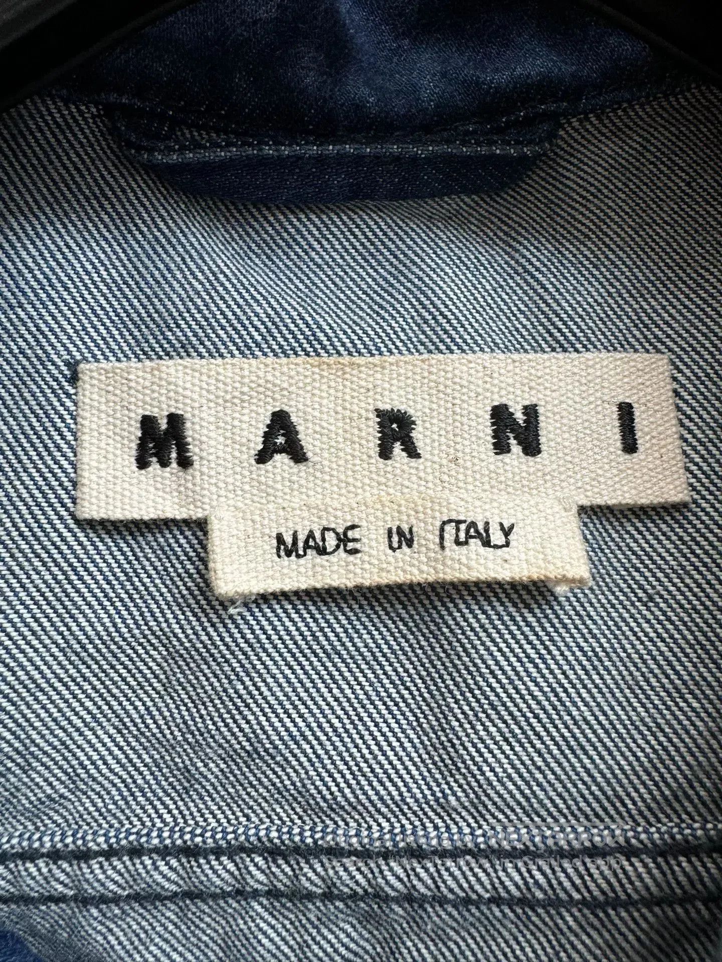 Marni Marni Denim Wool Jacket with Color Block. Size US M / EU 48-50 / 2 - 3 Thumbnail