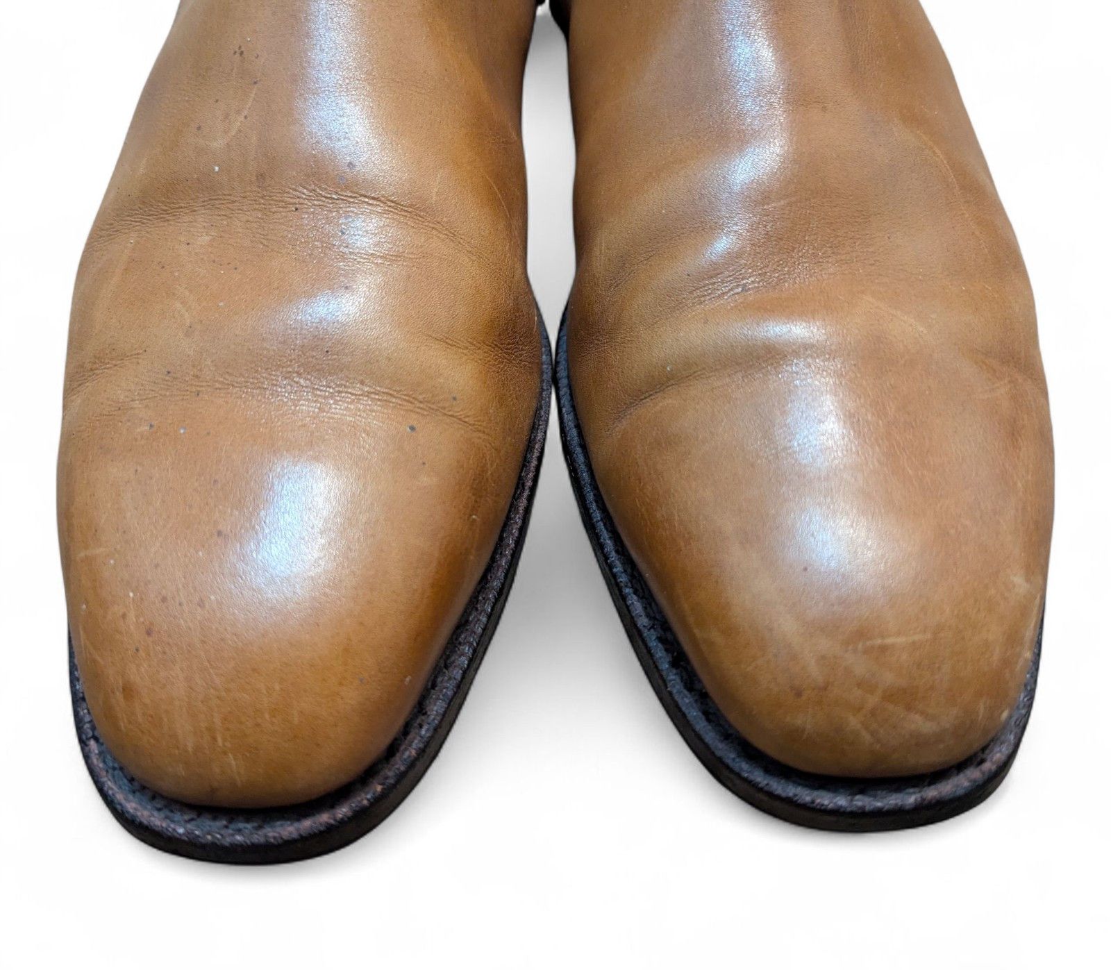 Allen Edmonds Allen Edmonds Liverpool Chelsea Boots 7523 Walnut Tan Size US 10.5 / EU 43-44 - 16 Thumbnail