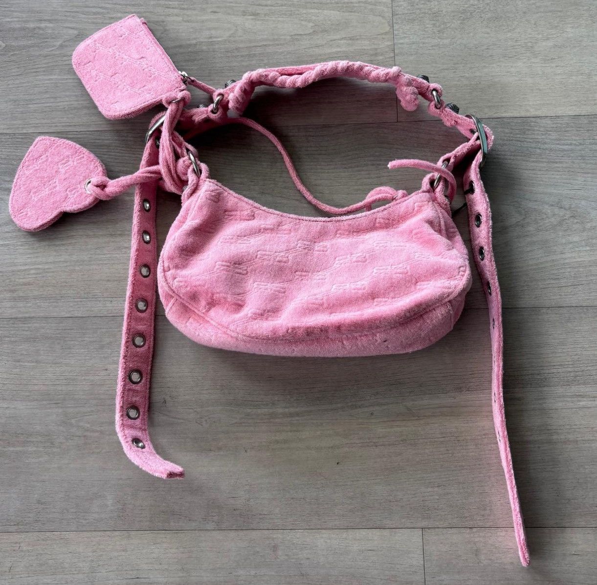 Balenciaga Le Cagole XS crossbody bag Monogram Sponge Fabric Size ONE SIZE - 3 Thumbnail