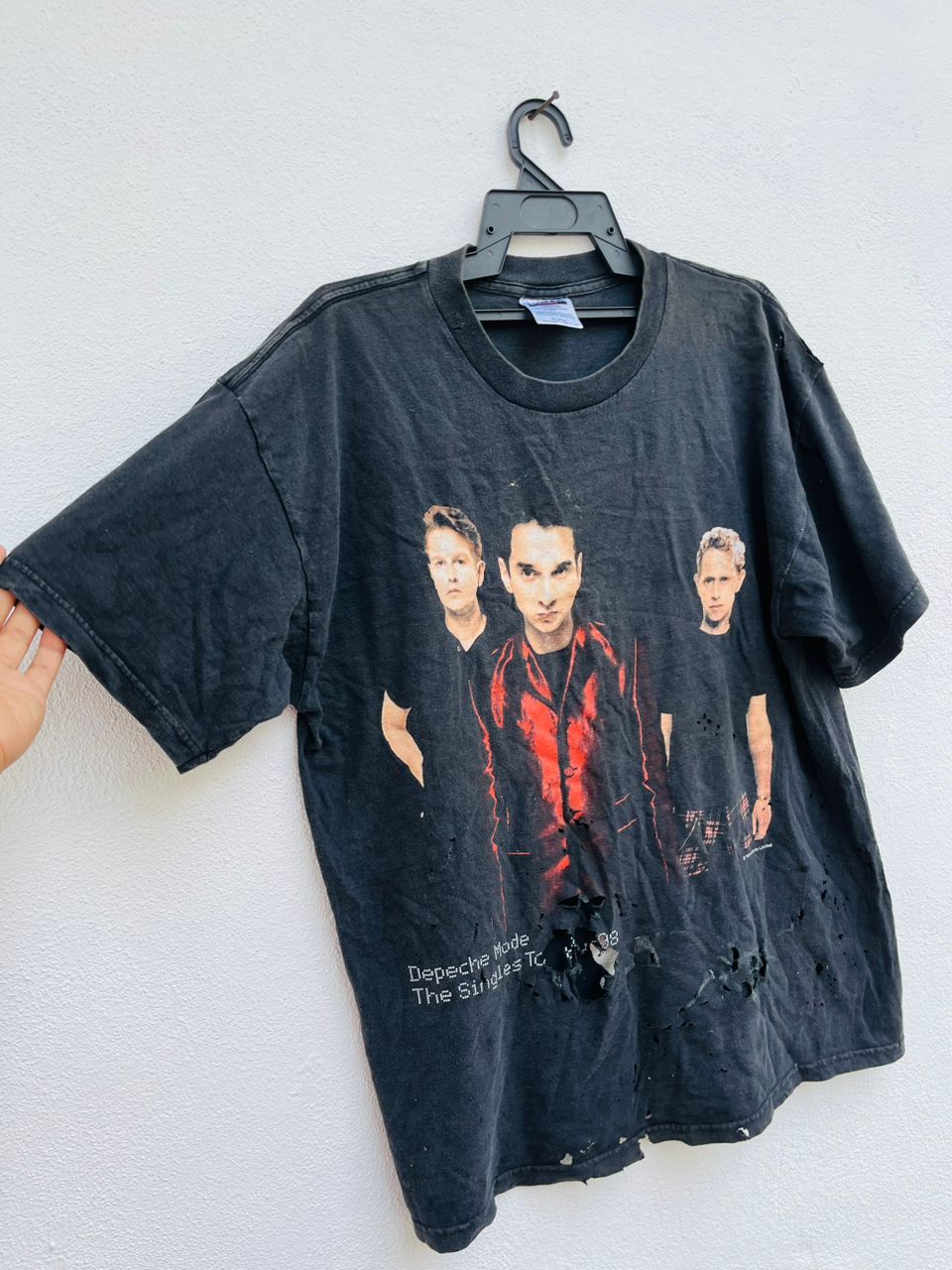 Band Tees × Vintage Vintage 90s Depeche Mode Very Hard For See This Shirt Size US XL / EU 56 / 4 - 4 Thumbnail