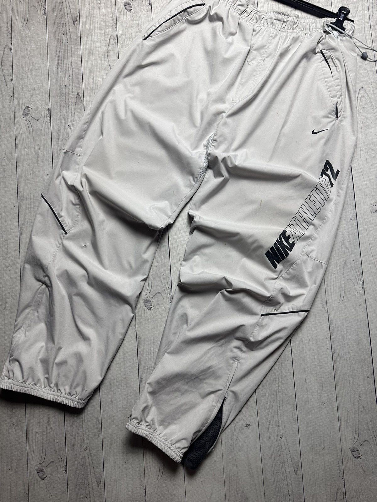 Nike × Vintage Vintage Nike soccer pants distressed size L logo Y2K rare Size US 34 / EU 50 - 2 Thumbnail