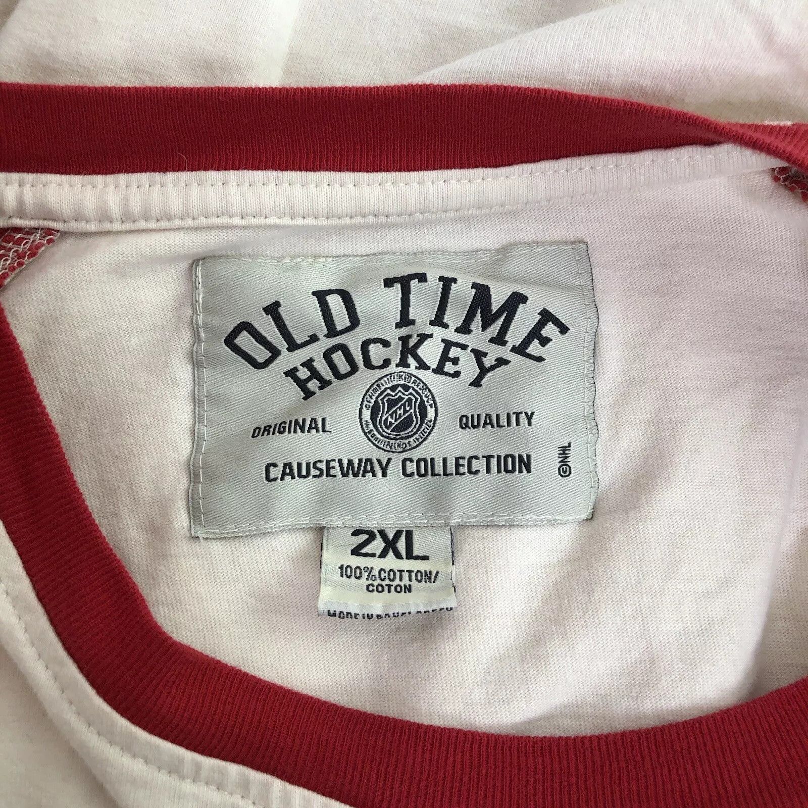 Other Vtg Single Stitch Washington Capital Old Time Hockey T-Shirt Size US XXL / EU 58 / 5 - 12 Thumbnail