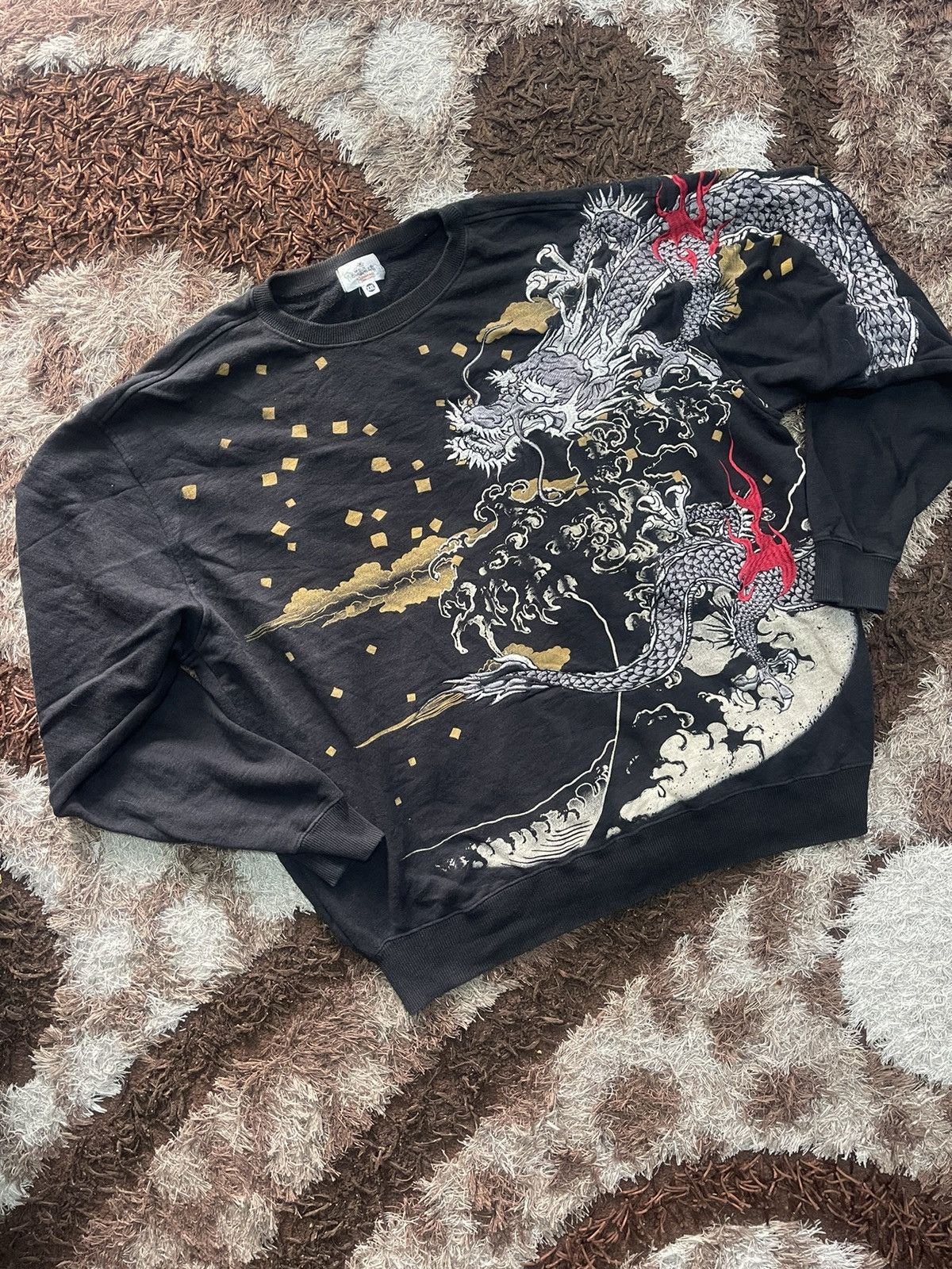 Karakuri Tamashii VINTAGE KARAKURI TAMASHI DRAGON EMBROIDERY VERY RARE Size US XXL / EU 58 / 5 - 2 Thumbnail