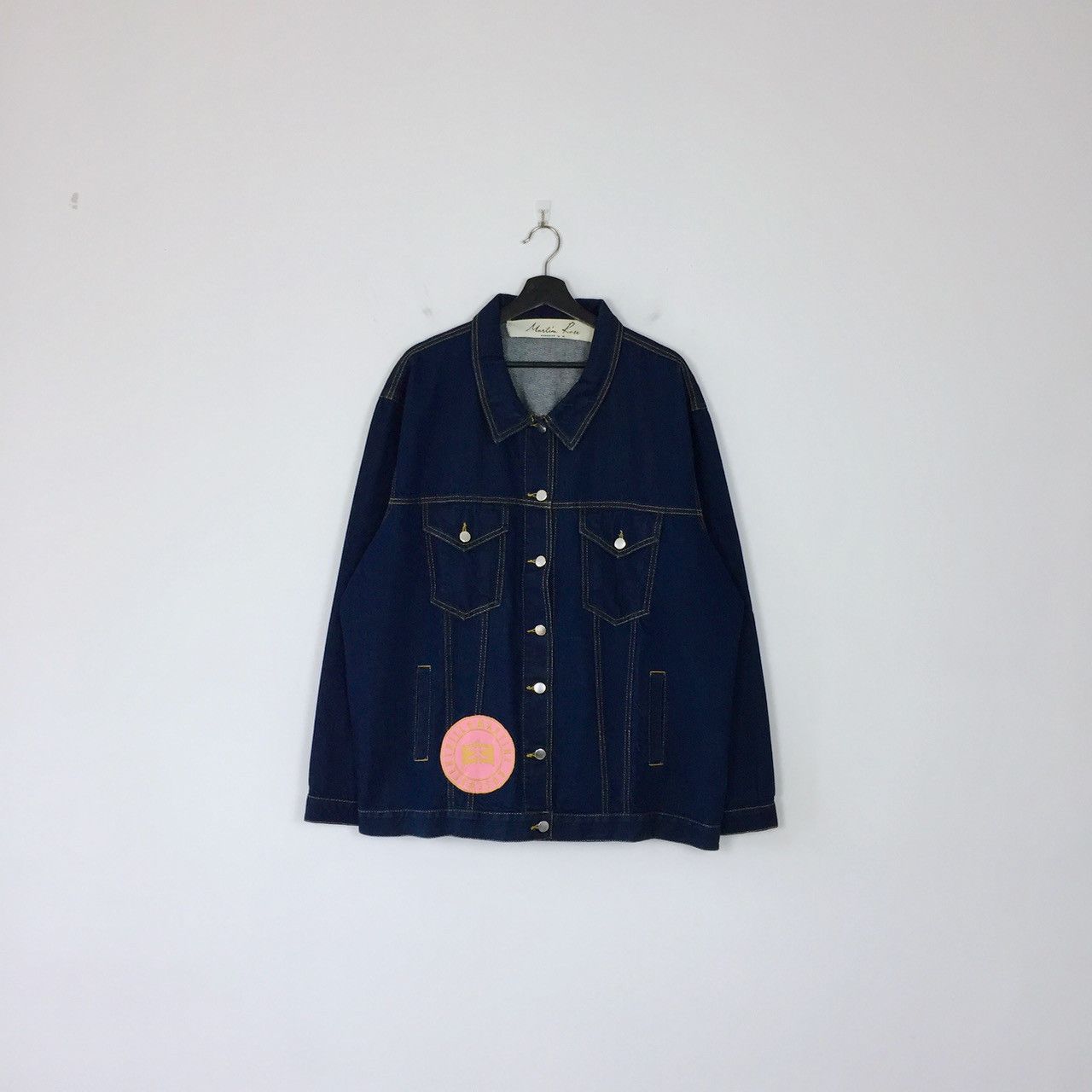 Martine Rose X BEEN TRILL 2015FW PATCH OVERSIZED DENIM JACKET Size US XS / EU 42 / 0 - 1 Thumbnail