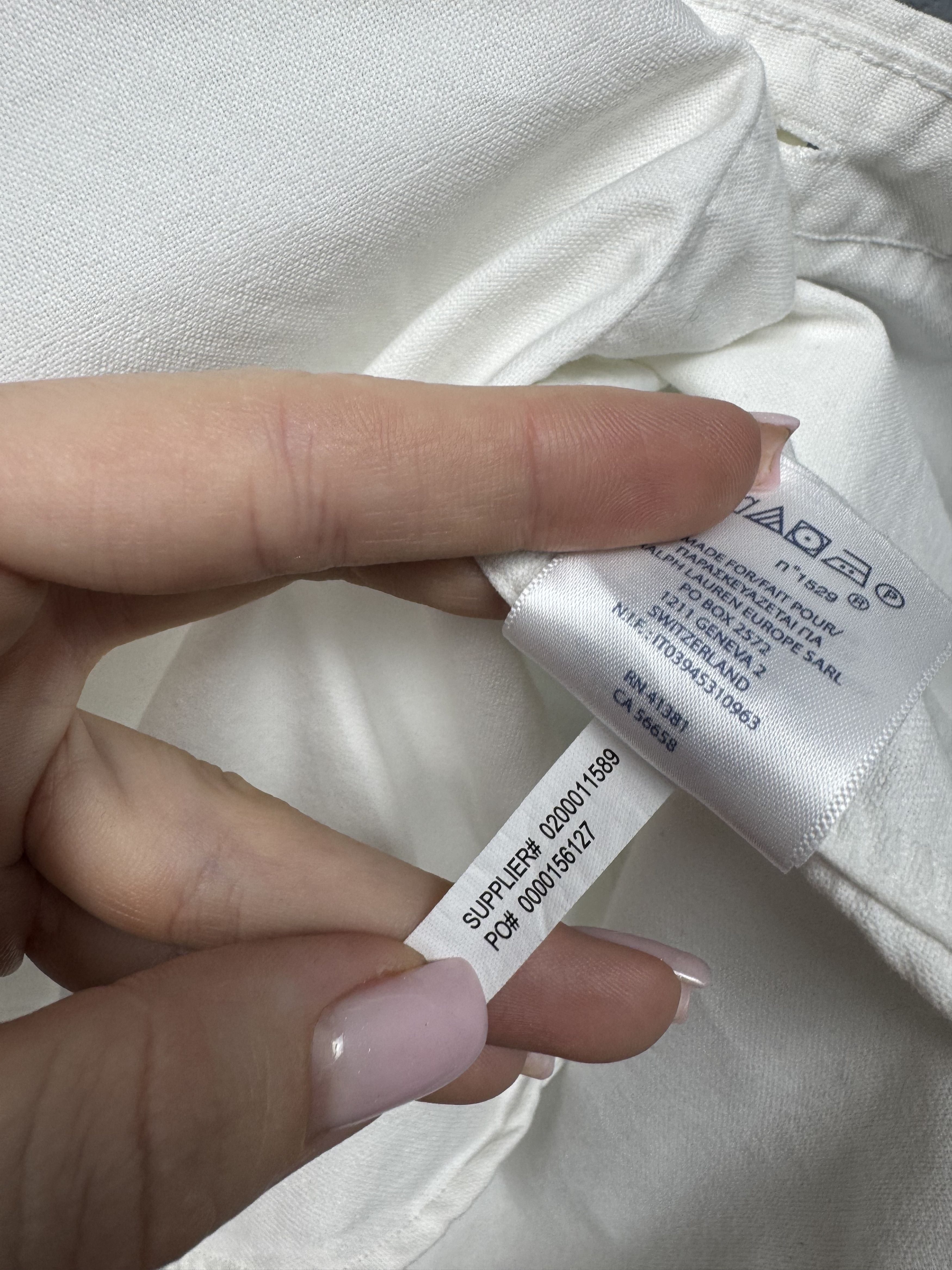 Polo Ralph Lauren Polo Ralph Lauren Mens White Short Sleeve Shirt Size US XS / EU 42 / 0 - 6 Thumbnail