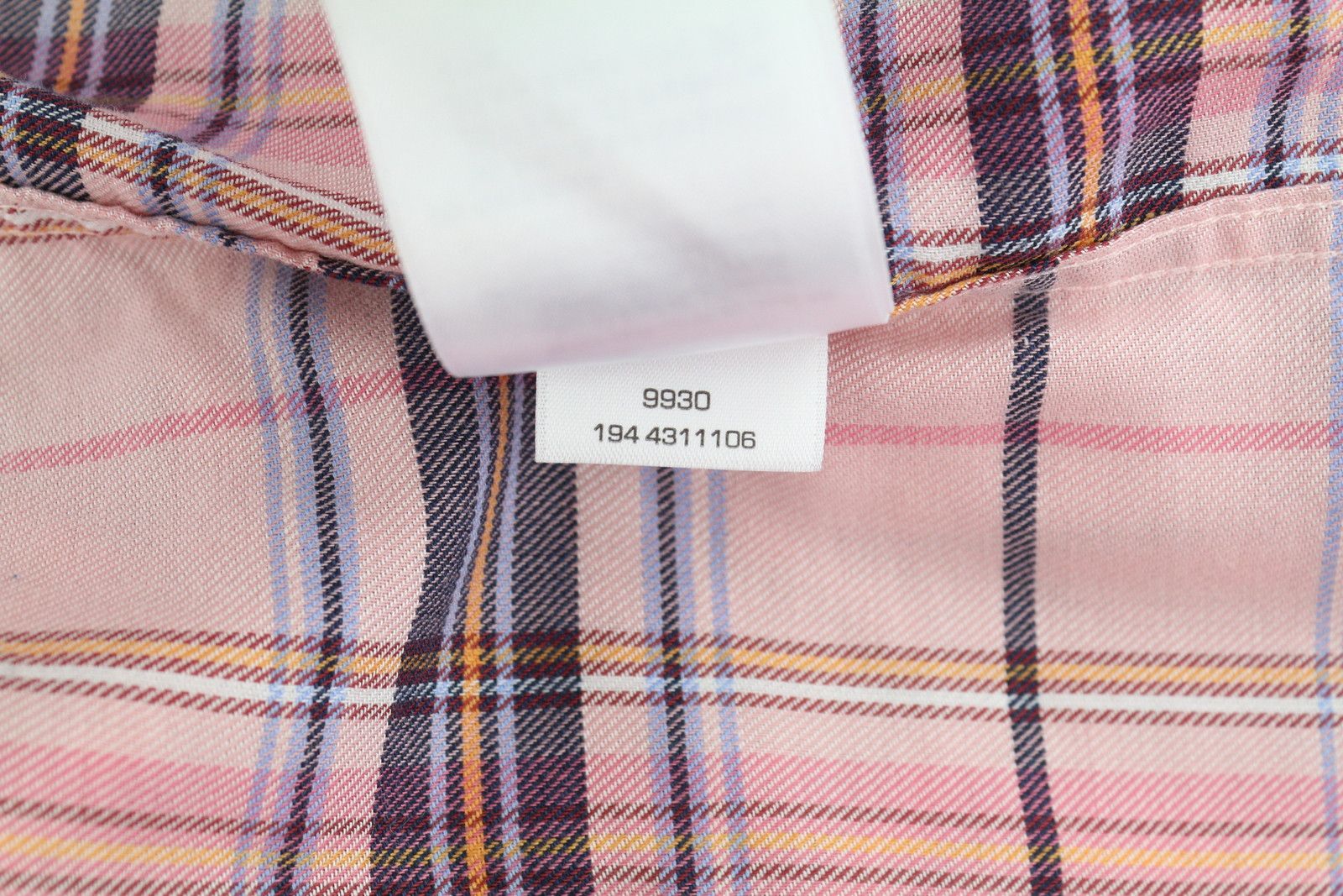 Gant CHECK TWILL EU34 Flannel Button-Up Pink Shirt 84987 Size XS / US 0-2 / IT 36-38 - 11 Thumbnail