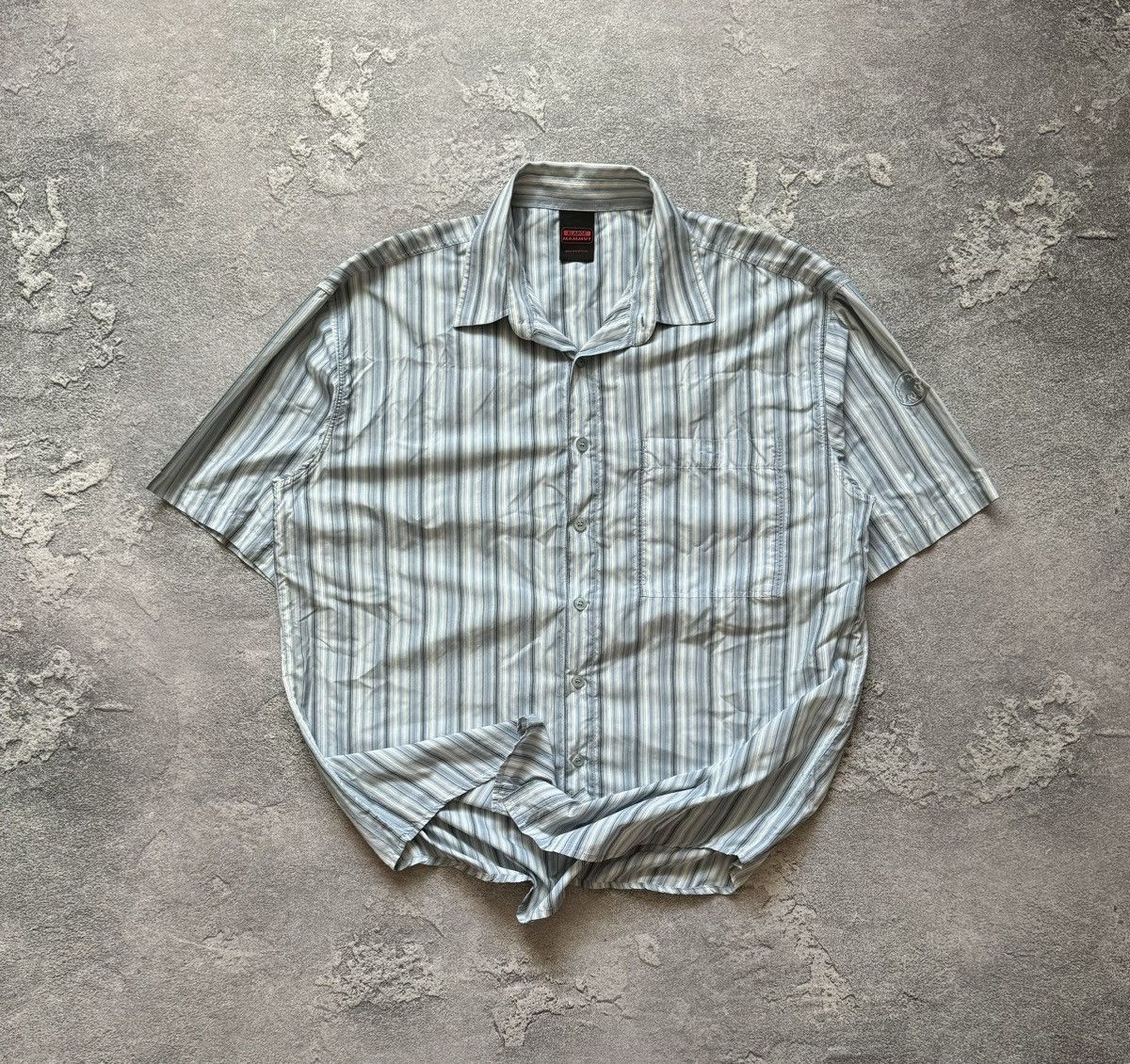 Mammut Mammut XL striped button up shirt polo tee T-shirt outdoor Size US XL / EU 56 / 4 - 1 Thumbnail
