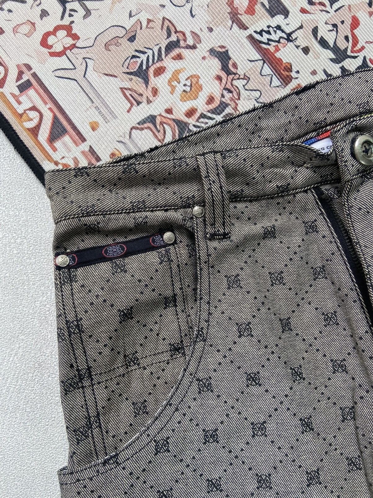 Cross Colours Vintage Cross Colour Monogram Pants Hip Hop Size US 30 / EU 46 - 7 Thumbnail