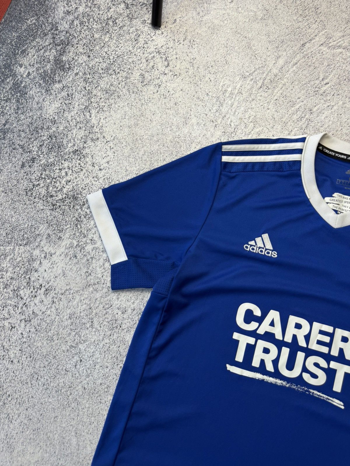Adidas × Vintage Original IPSWICH TOWN 2020/21 Home Football Shirt Adidas Size US L / EU 52-54 / 3 - 7 Thumbnail