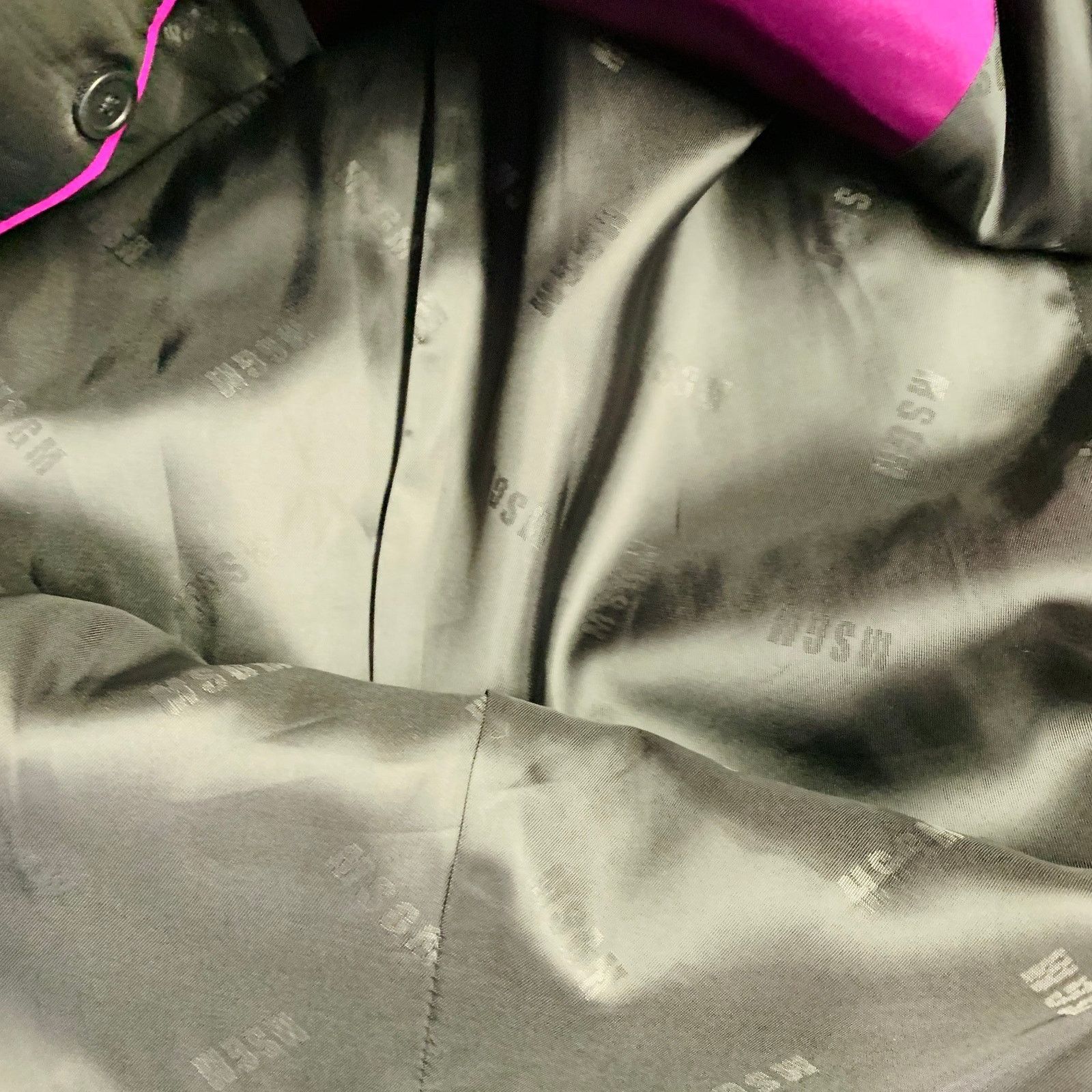 MSGM MSGM Size 8 Magenta Wool Blend Shawl Collar Jacket Blazer Size M / US 6-8 / IT 42-44 - 9 Thumbnail