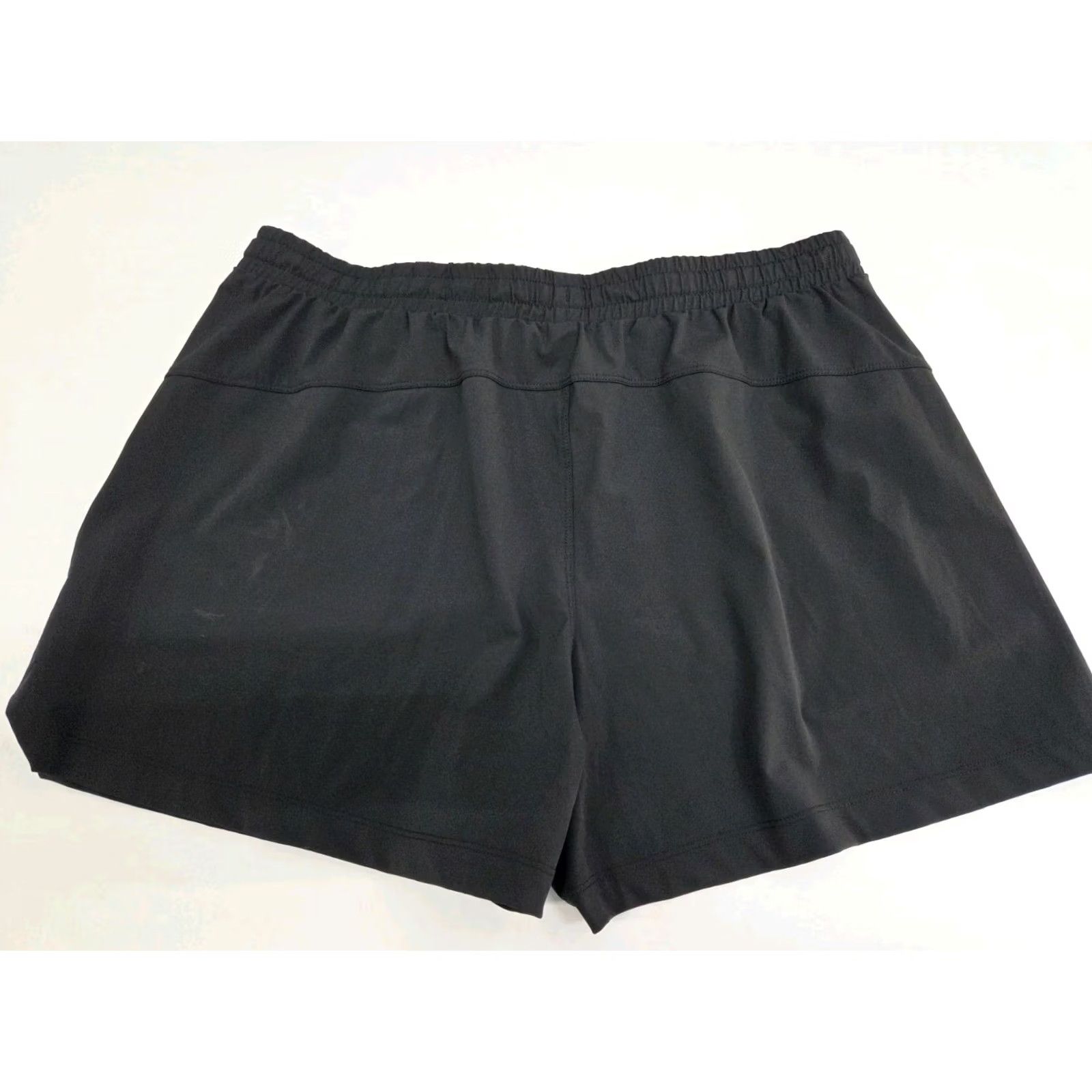Fabletics Fabletics Mens Athletic Performance Black Shorts Drawstring Zip Pockets 33 L Black Moisture Wicking Athletic Shorts Mens FG Size US 33 - 2 Thumbnail