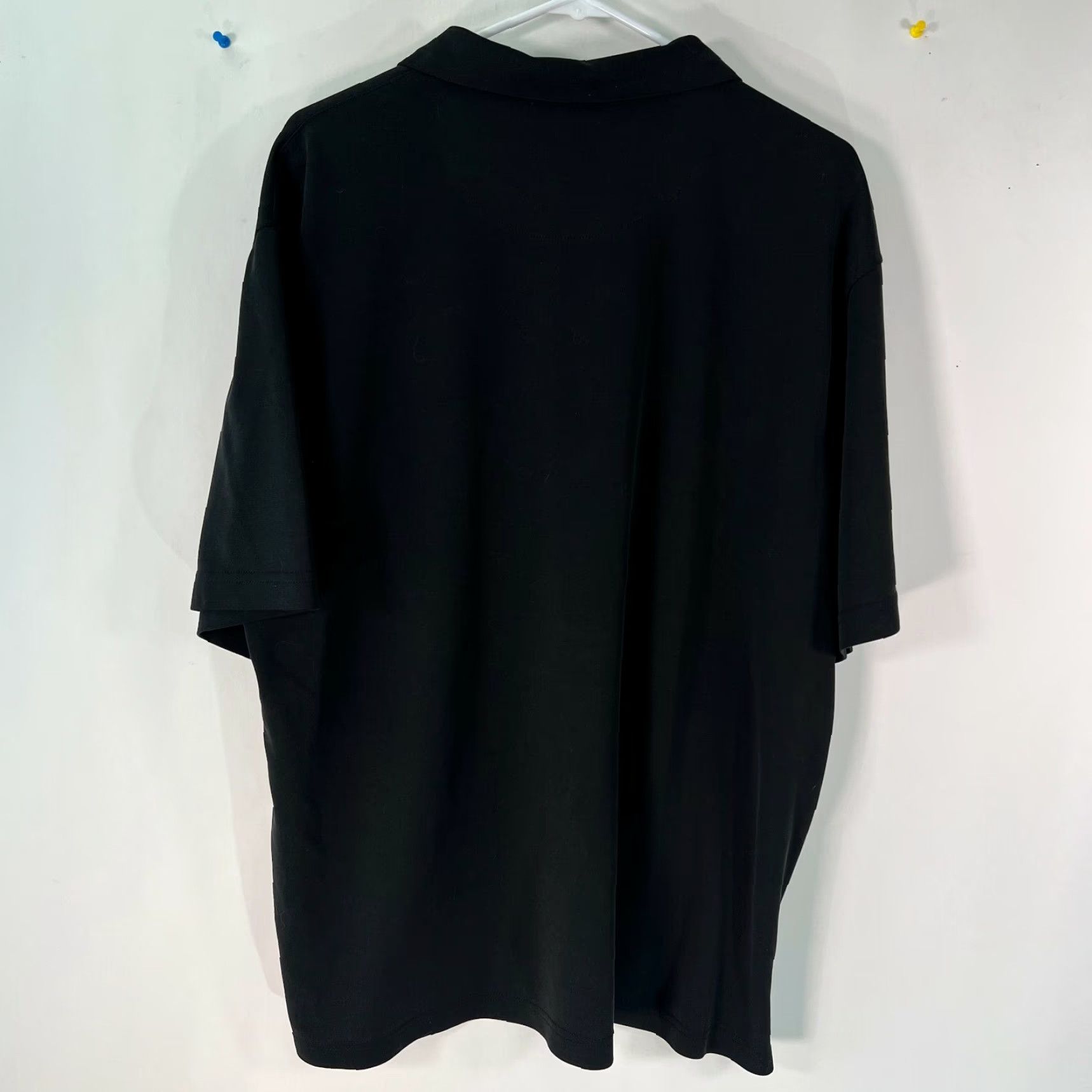 Vintage Paradise Collection Black Golf Polo Shirt Men's Short Sleeve Collared 2XL Classic Casual Size US XXL / EU 58 / 5 - 2 Thumbnail