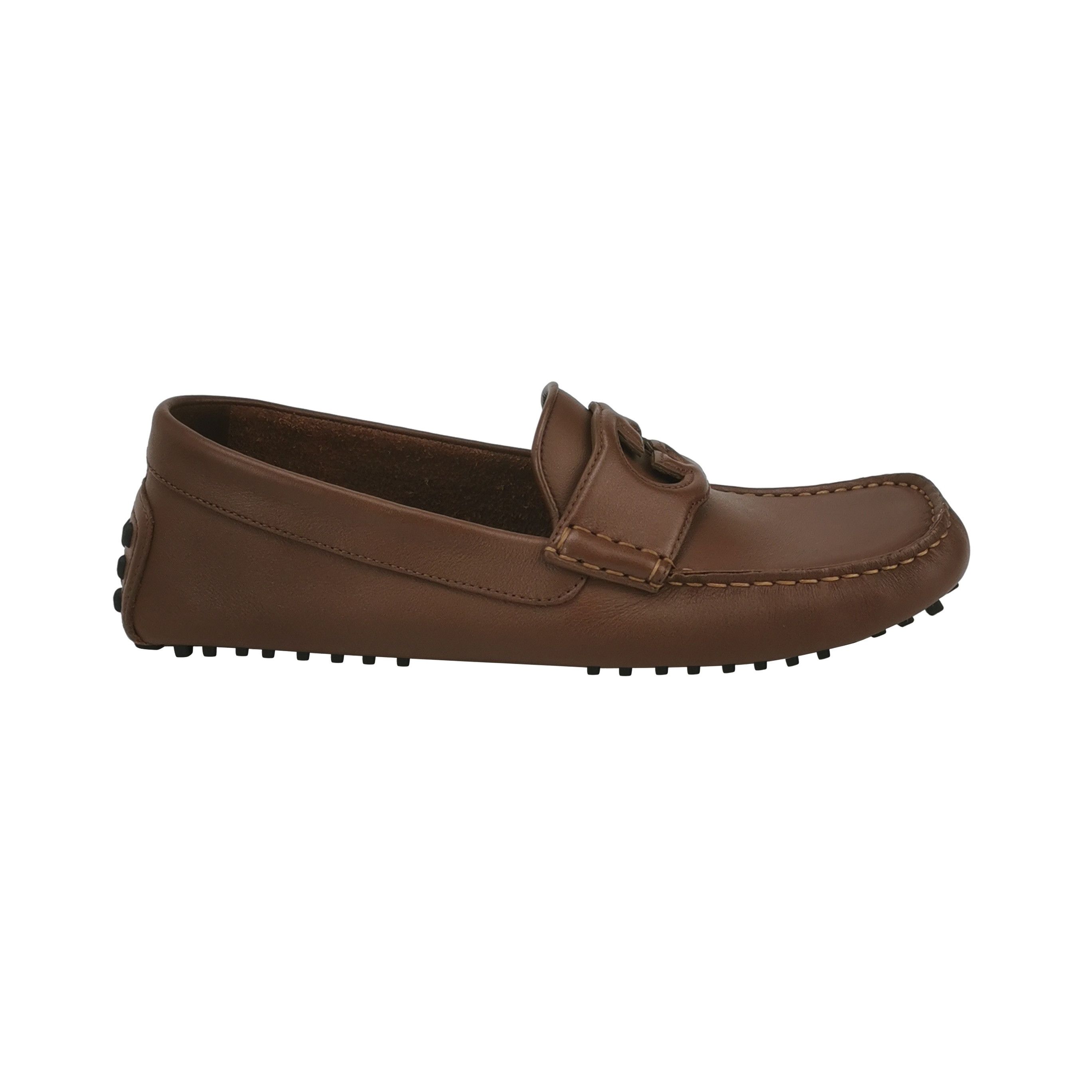 Gucci Gucci Interlocking G Leather Driving Loafers 41.5 Size US 8 / EU 41 - 1 Thumbnail