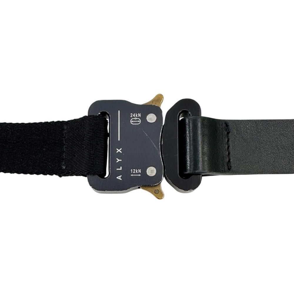 1017 ALYX 9SM Black Rollercoaster Belt with Leather & Keychains Detail Size ONE SIZE - 3 Thumbnail