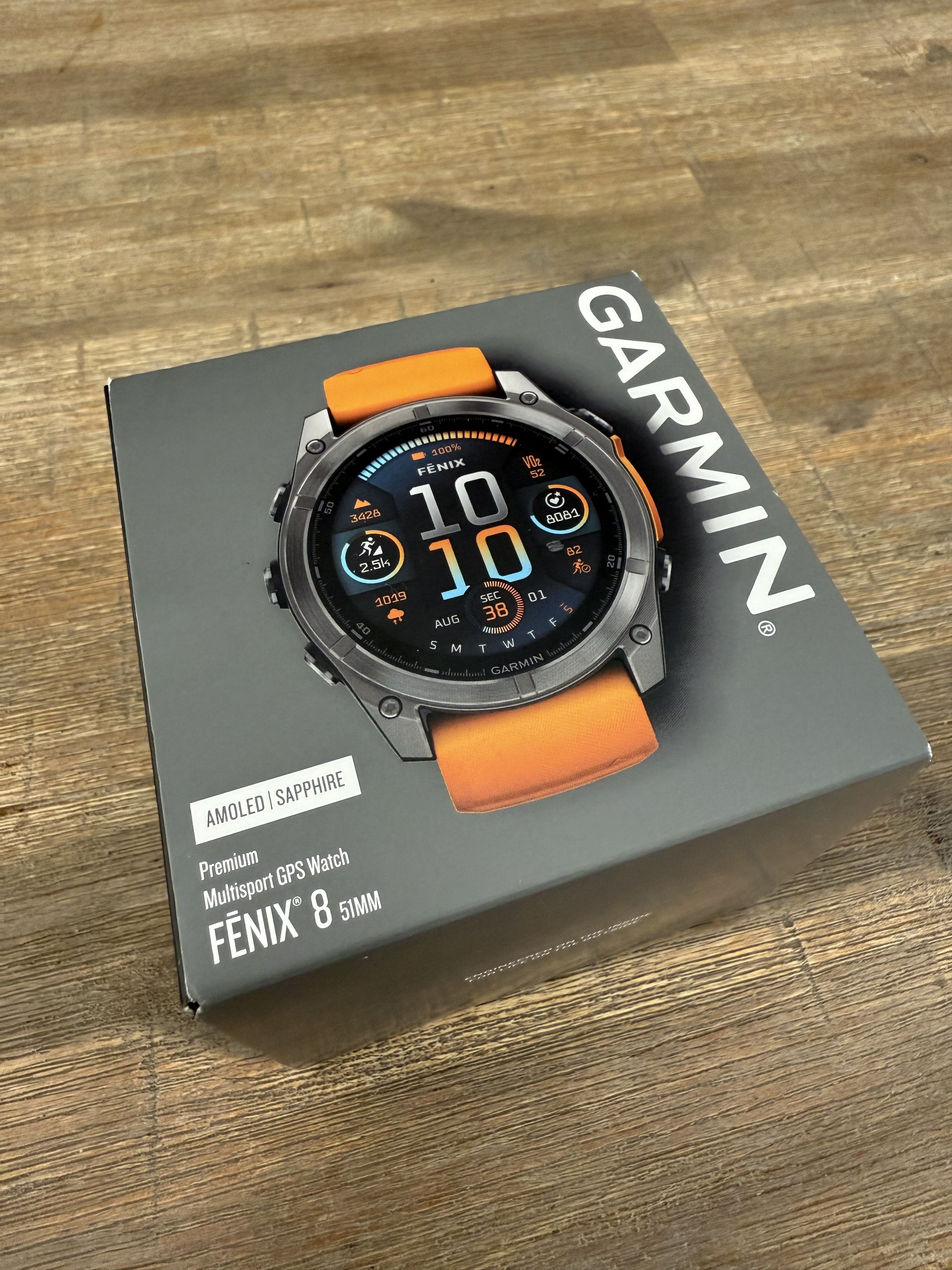 Garmin fenix 8 (51mm) AMOLED Sapphire Sportswatch