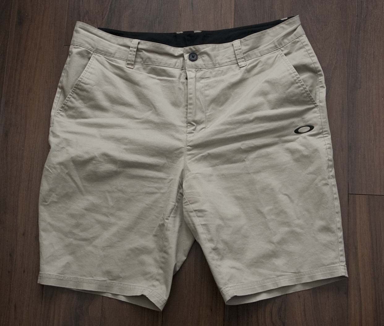 Oakley Softshell Shorts, Half Pants, Men's, W34 equivalent unclear gray type Vintage Second Hand