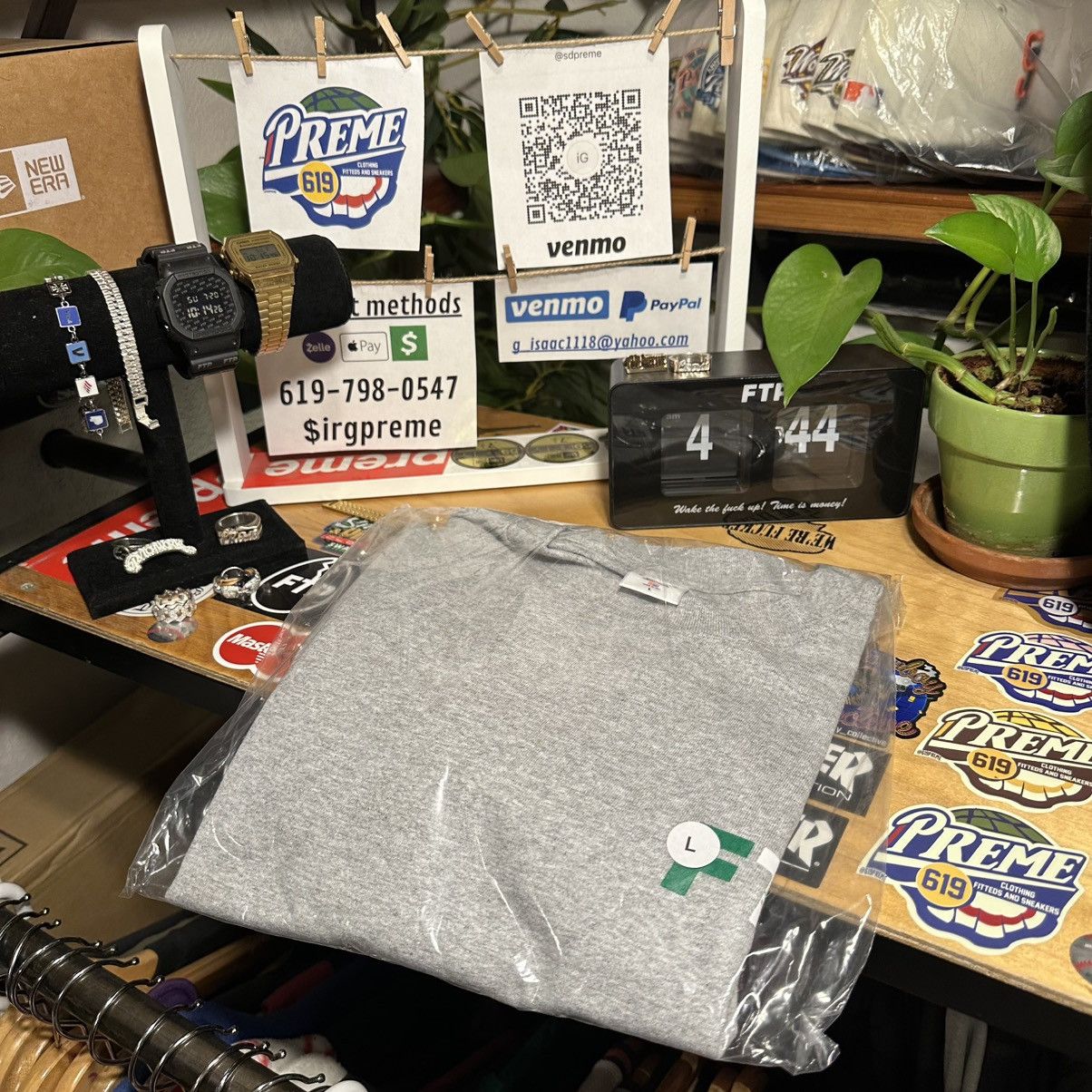 Fuck The Population FTP Mexico flag logo tee ( L, heather gray) Size US L / EU 52-54 / 3 - 1 Thumbnail