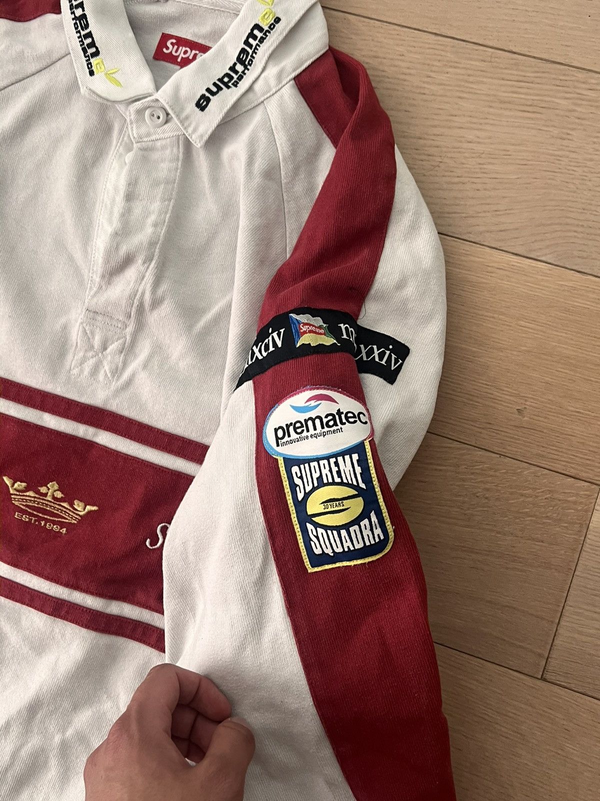 Supreme Supreme performance longsleeve polo Size US L / EU 52-54 / 3 - 3 Thumbnail