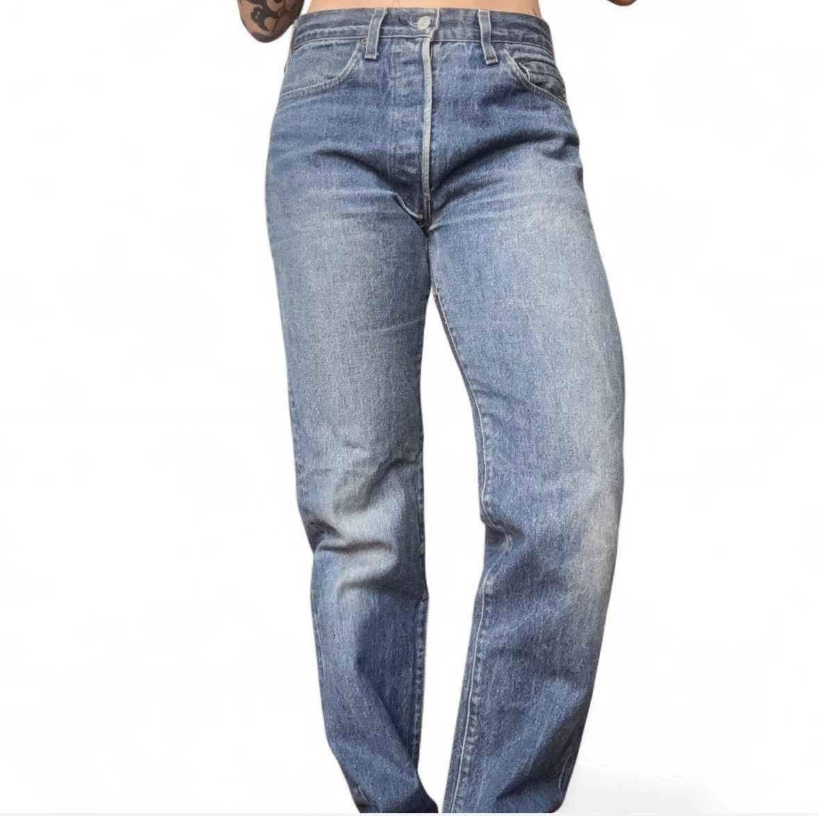 Levi's Vintage USA made Levi's 501 blue jeans Size US 27 - 1 Thumbnail