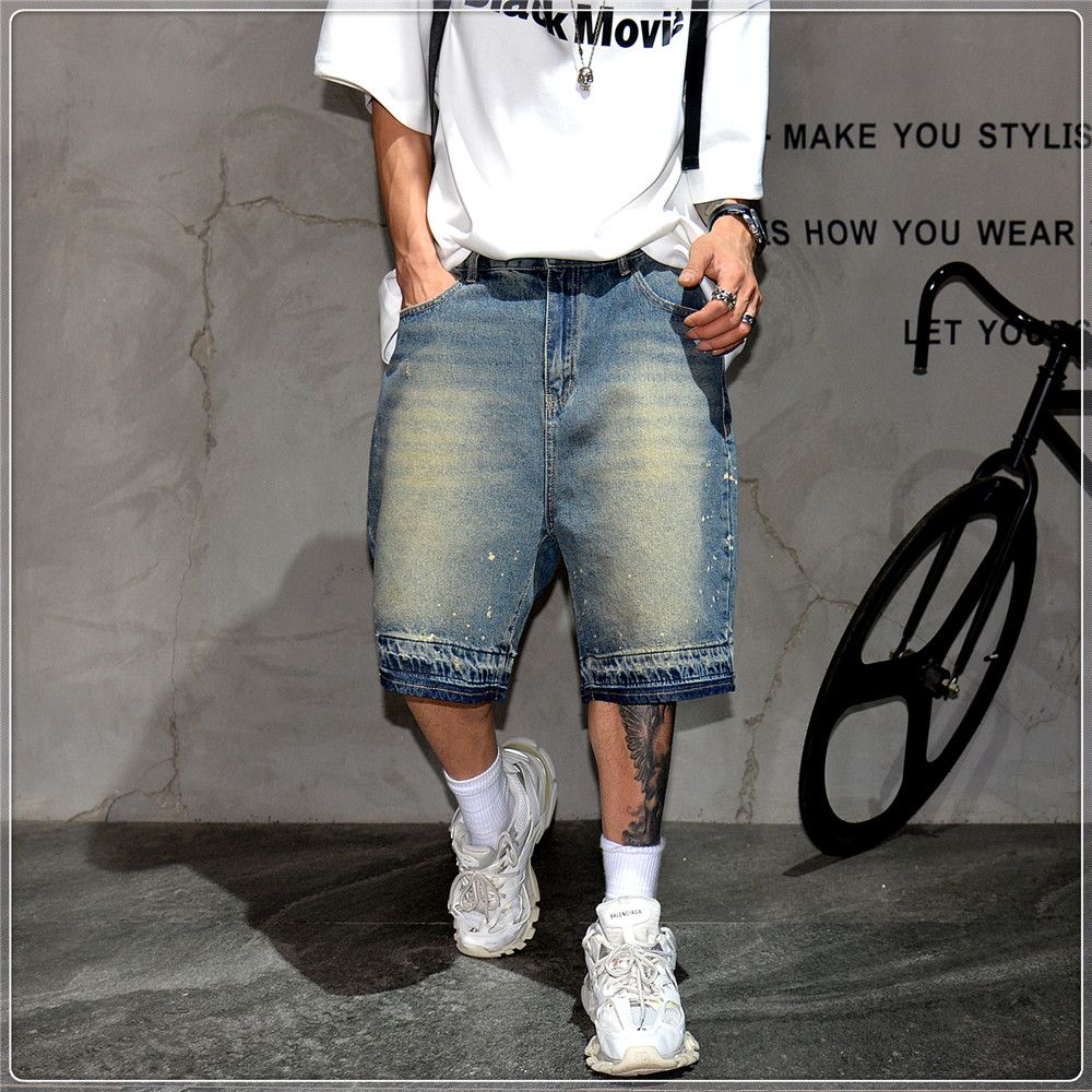 Jean × Vintage Denim Short Jorts Baggy Size US 32 / EU 48 - 1 Thumbnail