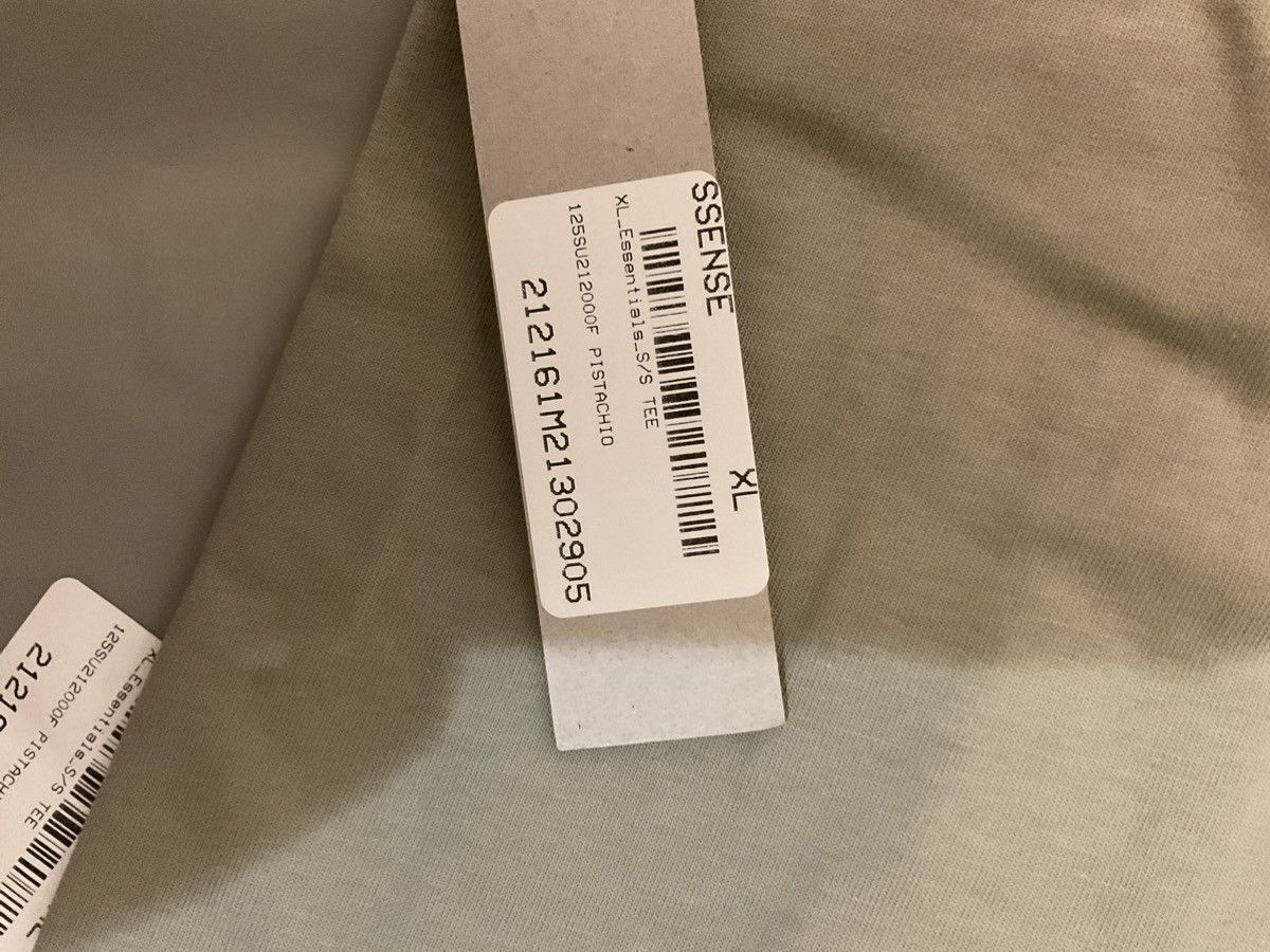 Fear of God Fear of God Essentials Short Sleeve Tee Size XL - Pistachio Size US XL / EU 56 / 4 - 3 Thumbnail