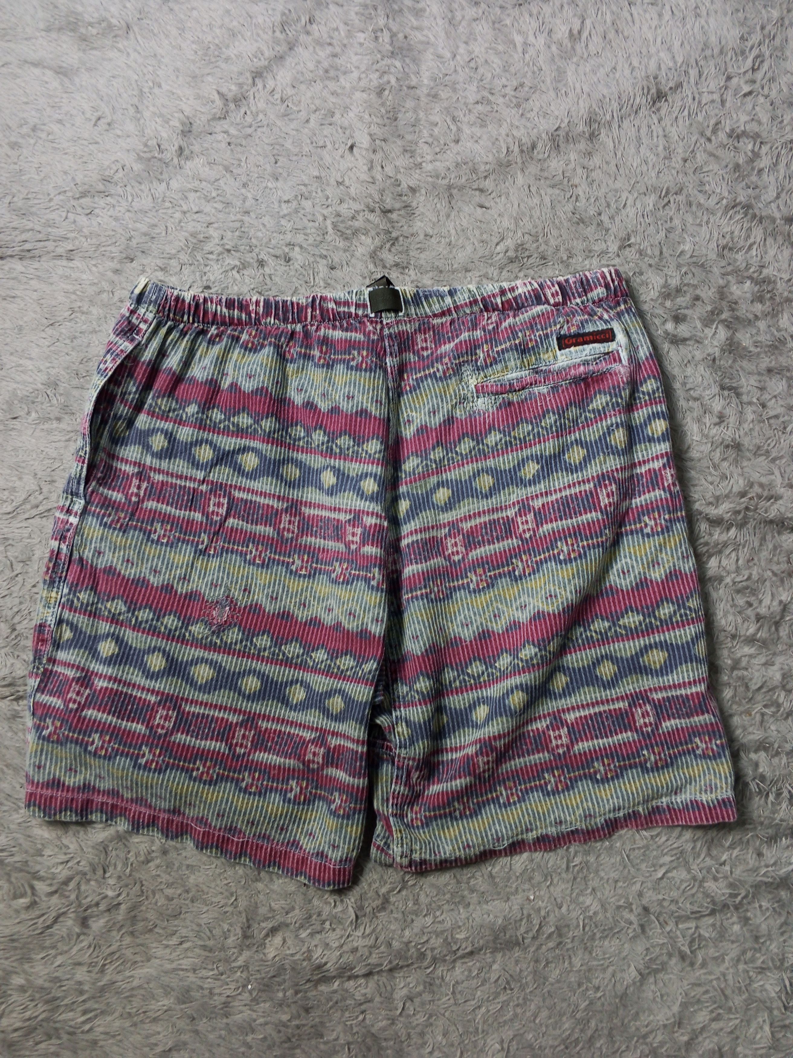 Gramicci Texture Time Vintage Crazy Surf Aloha Style Gramicci shorts Size US 34 / EU 50 - 8 Thumbnail