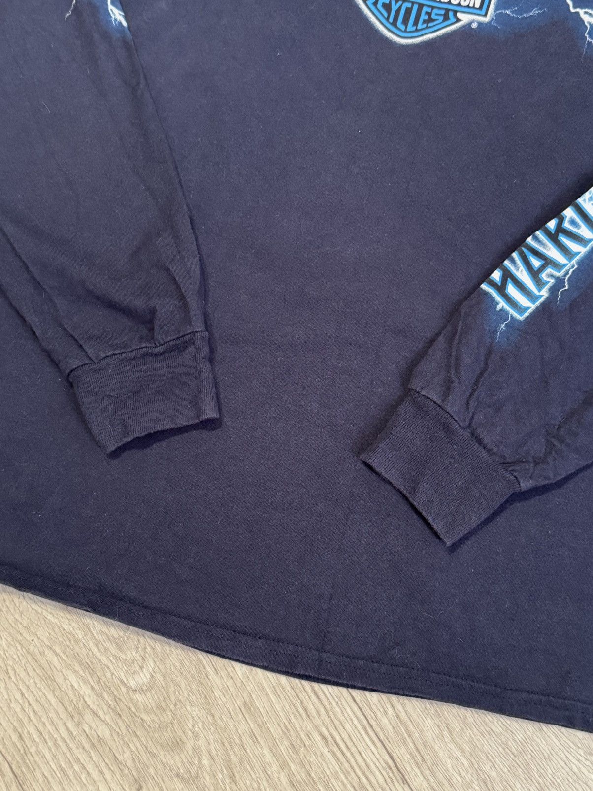 Harley Davidson 🔷Harley Davidson Lightning Graphic Long sleeve T-shirt🔷 Size US L / EU 52-54 / 3 - 2 Thumbnail