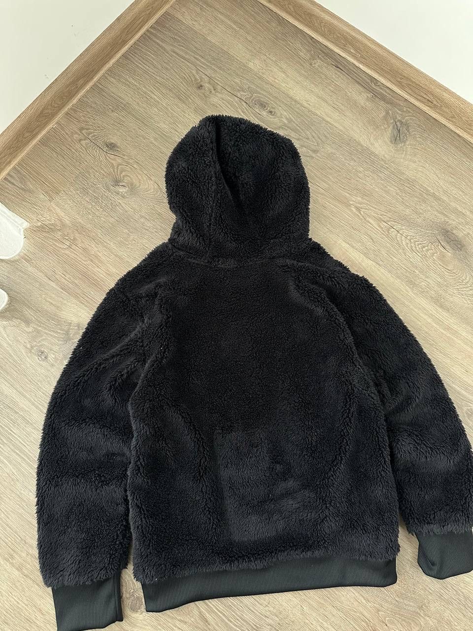 Nike × Nike ACG × Vintage Vintage Nike Sherpa Black Ninja Fleece Hoodie Size M / US 6-8 / IT 42-44 - 15 Thumbnail