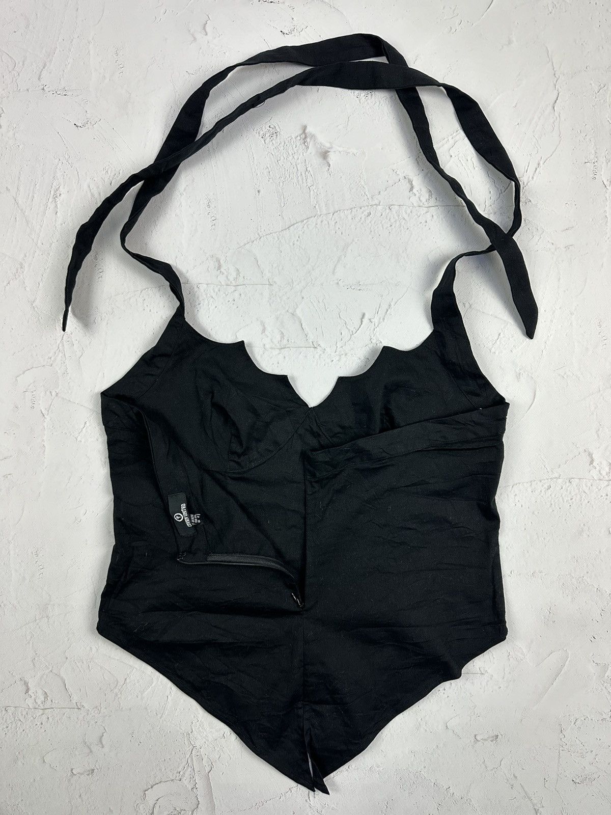 Japanese Brand × Vintage Vintage Black Tank Top Size L / US 10 / IT 46 - 4 Thumbnail