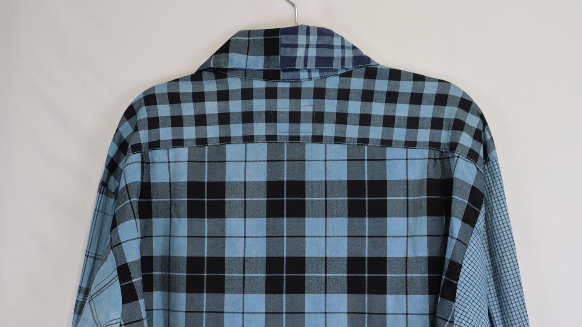 Greg Lauren o1rshd1 Button Up Shirt in Blue/Navy Blue Size US L / EU 52-54 / 3 - 11 Thumbnail