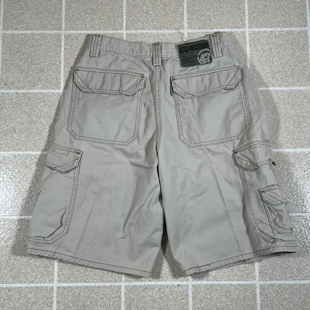 Levi's Levis Silvertab Shorts Mens 29 Cargo Y2K Baggy Skater Size US 29 - 5 Thumbnail